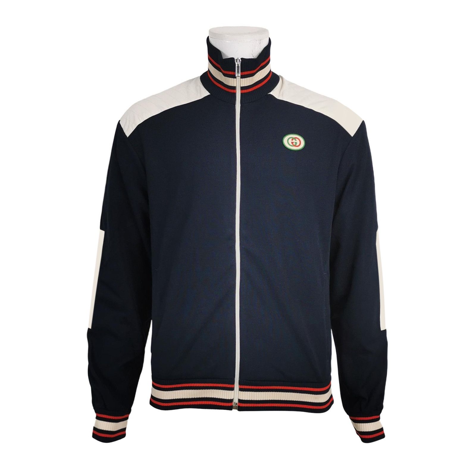 Gucci Gucci Cotton Color-Block Zip Jacket M Size US M / EU 48-50 / 2 - 1 Thumbnail