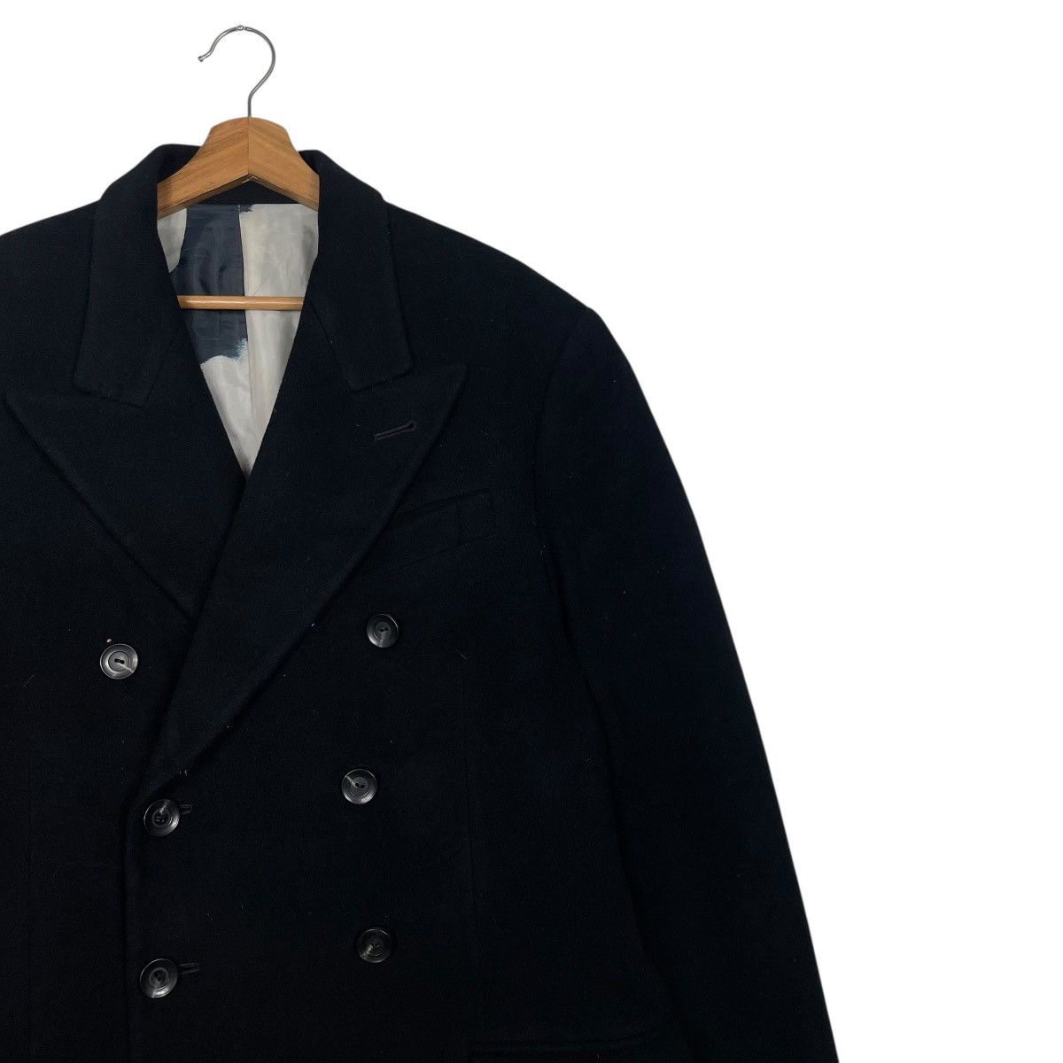 Jean Paul Gaultier Jean Paul Gaultier Homme Double Breasted Wool Overcoat Size US M / EU 48-50 / 2 - 7 Thumbnail