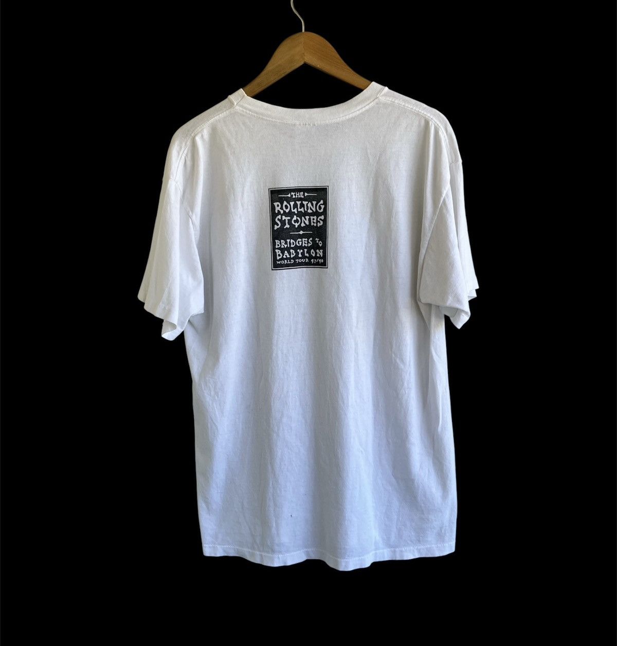 Band Tees Vintage 1997 Rolling Stones Bridges To Babylon Tee T Shirt Size US XL / EU 56 / 4 - 3 Thumbnail