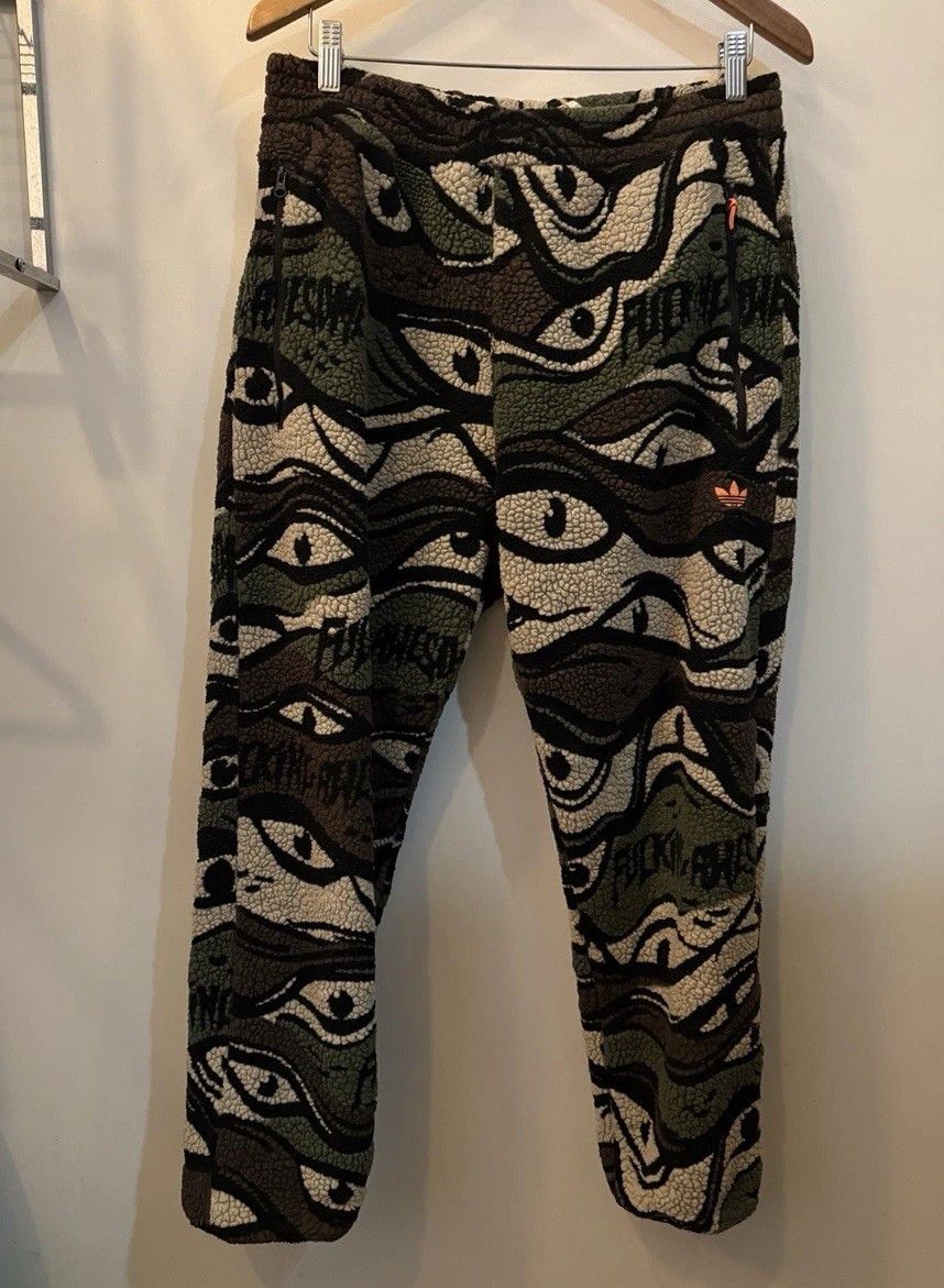 Adidas × Fucking Awesome FA Sherpa Camouflage Sweatpants Size Medium Size US 32 / EU 48 - 1 Thumbnail