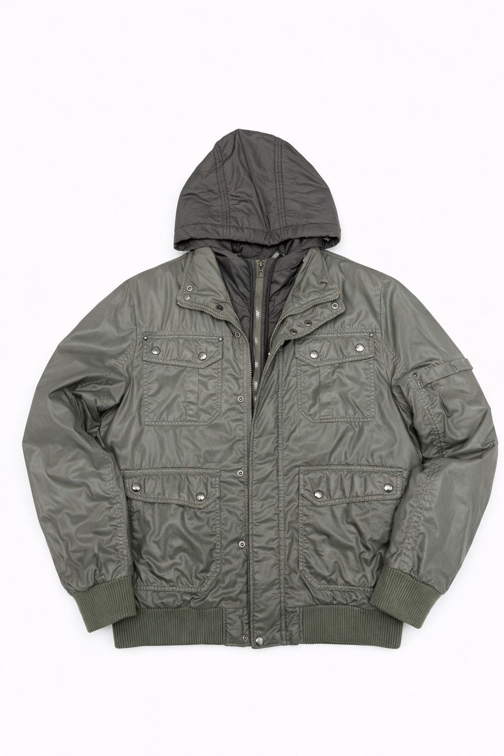 Geox 2000s GEOX Archive Utility Bomber Jacket Size US L / EU 52-54 / 3 - 2 Thumbnail