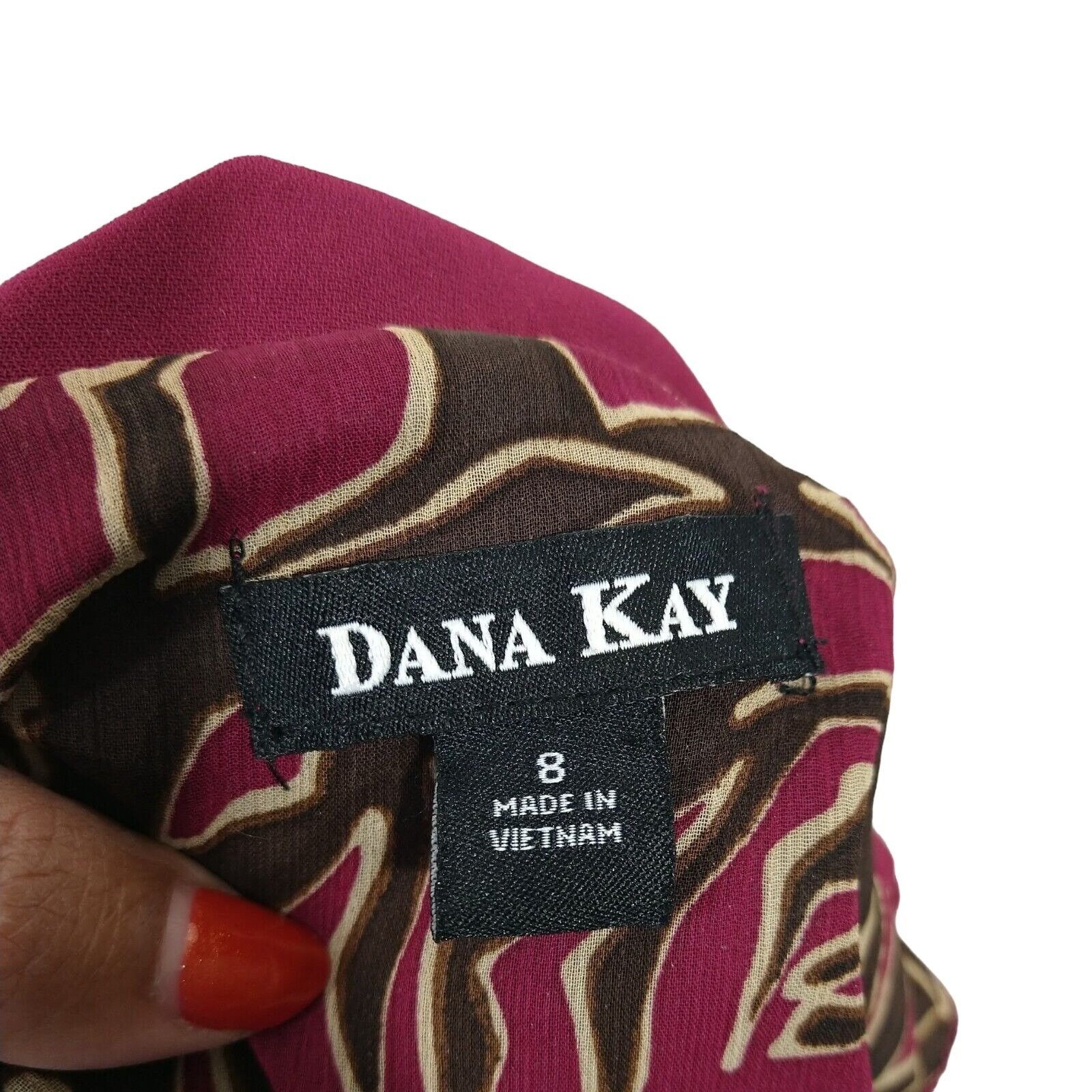 Other Dana Kay Blazer Jacket Covered Button Up Women Size 8 Purple Size M / US 6-8 / IT 42-44 - 5 Thumbnail