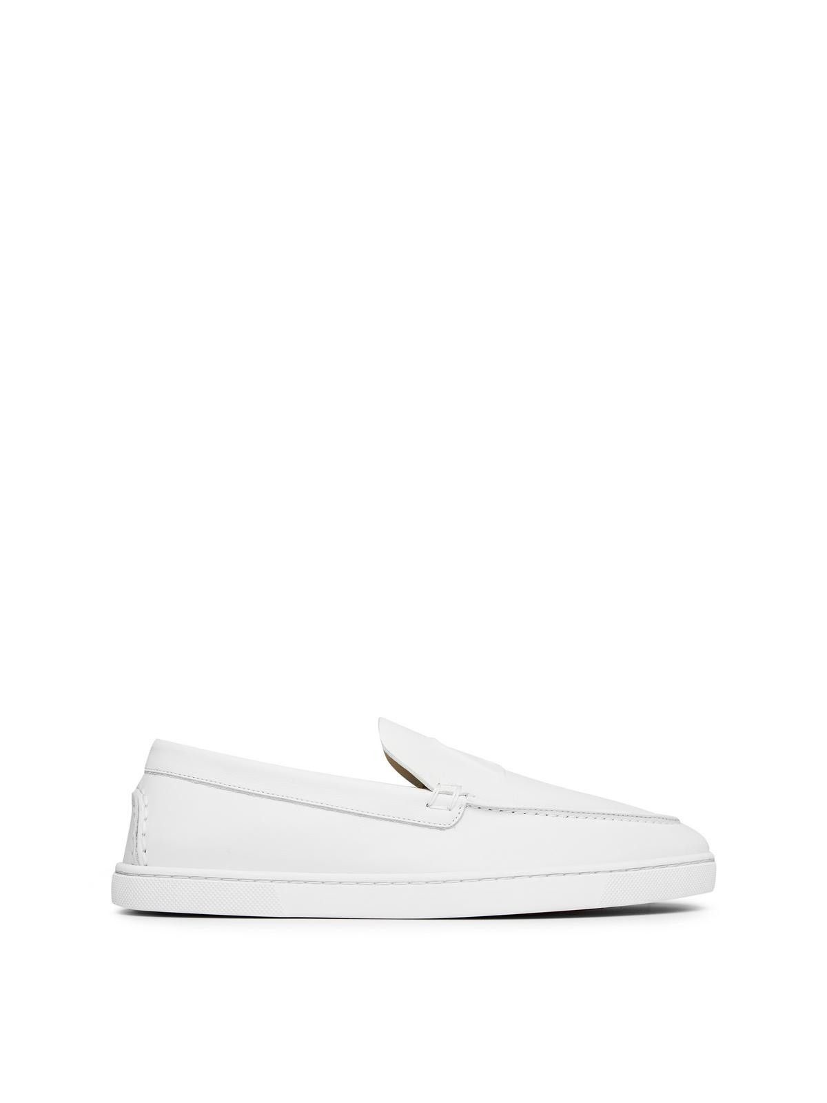Christian Louboutin o1w1db10425 Loafer in White Size US 8 / EU 41 - 3 Thumbnail