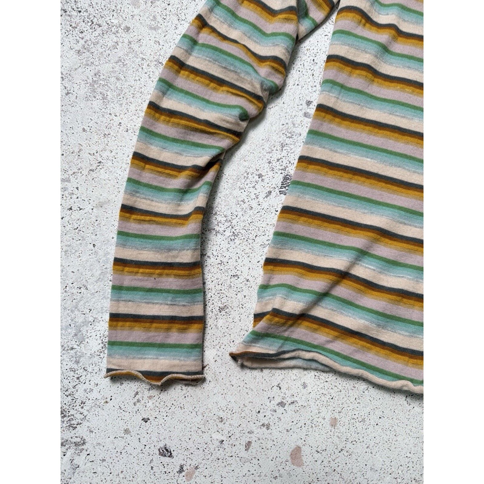 Miss Sixty Vintge Miss Sixty Turtleneck Sweater Avant Garde Striped Size L / US 10 / IT 46 - 6 Thumbnail