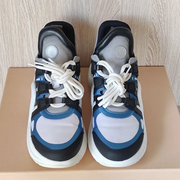 Louis Vuitton Louis Vuitton Leather Sports Casual Sneakers -2508 Size US 7.5 / EU 40-41 - 1 Thumbnail