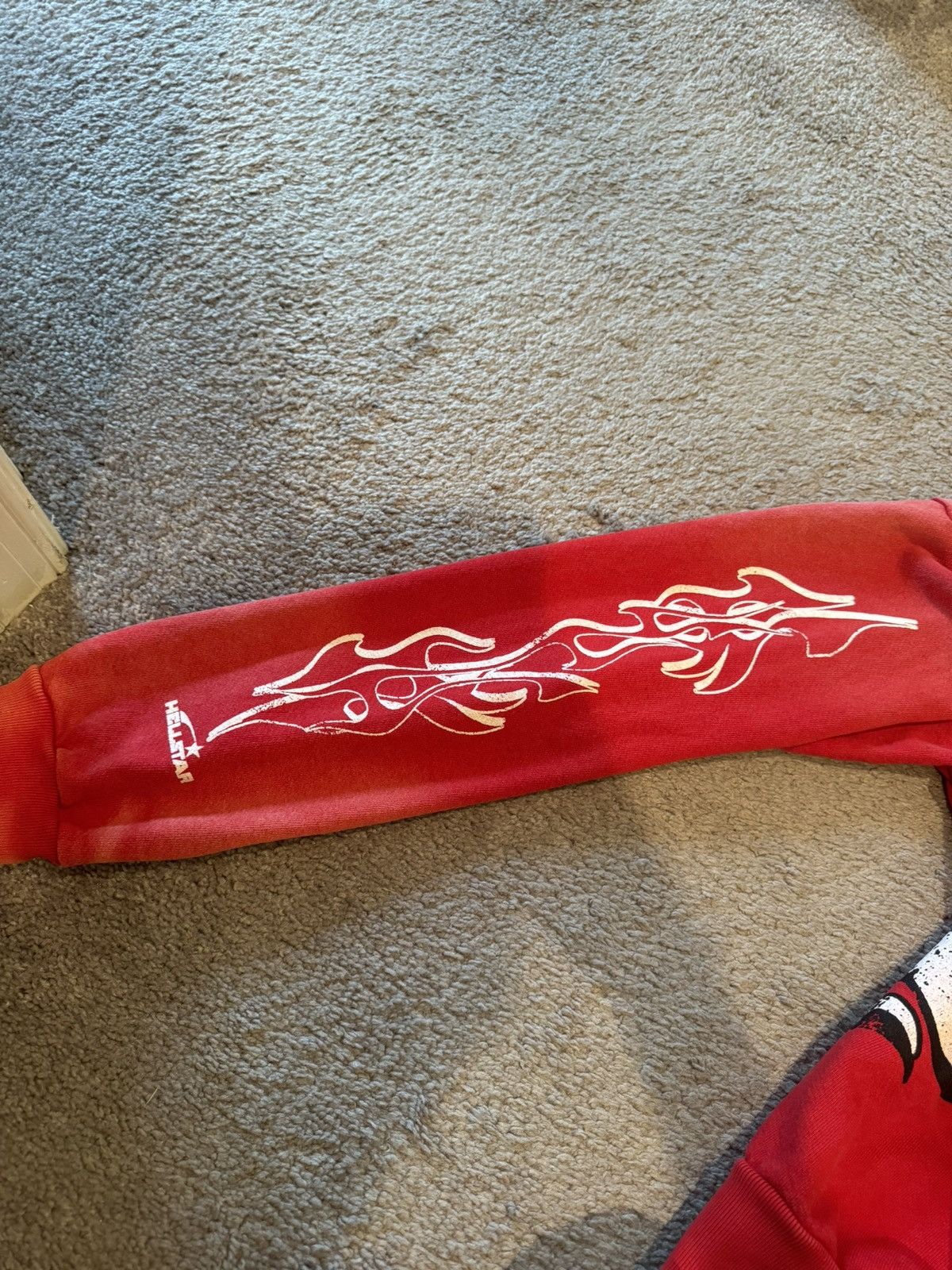 HELLSTAR Hellstar Records Hoodie Red Size US M / EU 48-50 / 2 - 6 Thumbnail