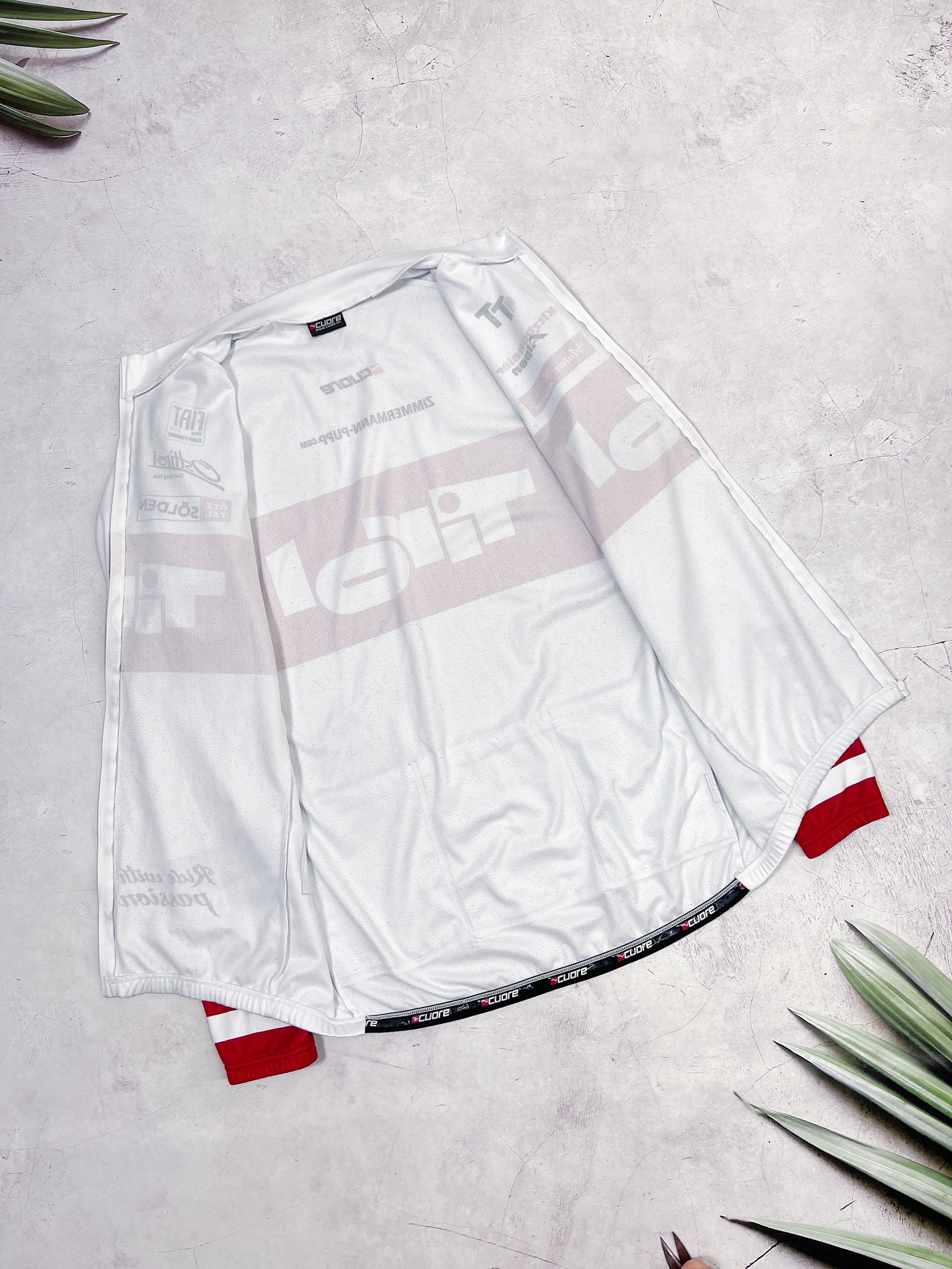 Vintage Cuore Tirol Warm Cycling Jersey FIAT KTM Size US M / EU 48-50 / 2 - 7 Thumbnail