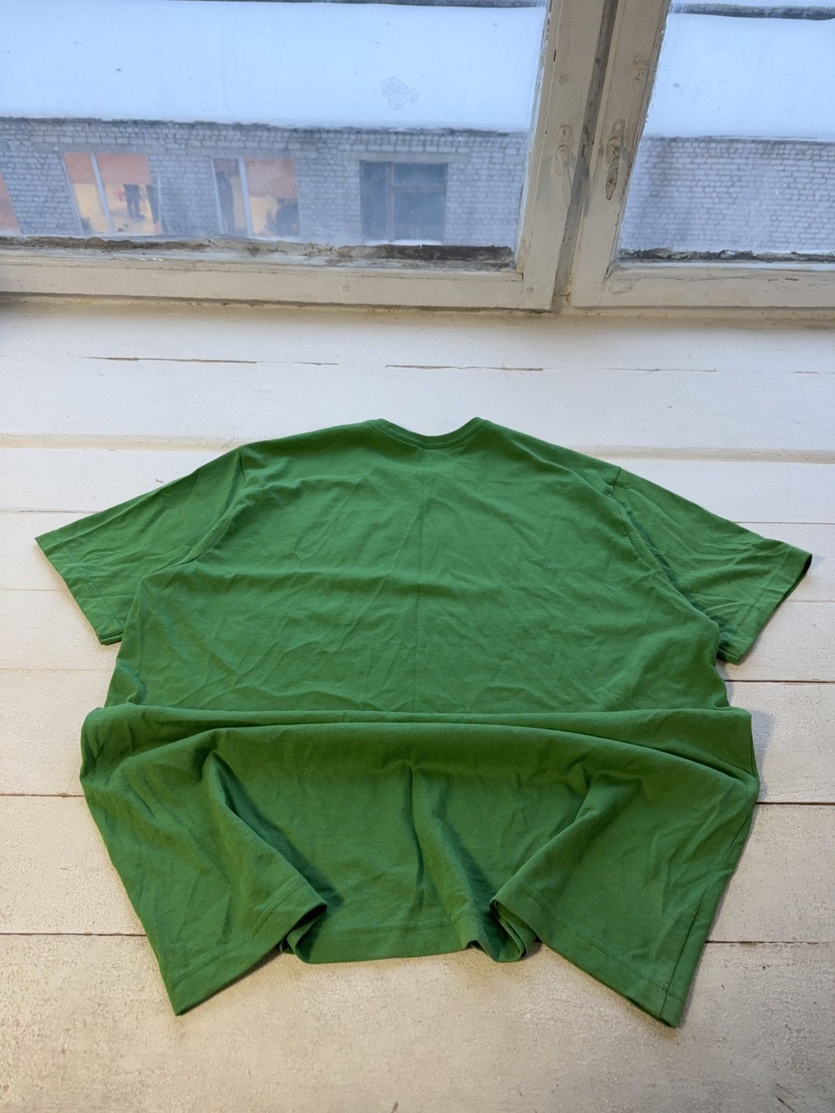 Apple 00s Apple Green Logo Minimal Corporate Promo T-Shirt XL Size US XL / EU 56 / 4 - 9 Thumbnail