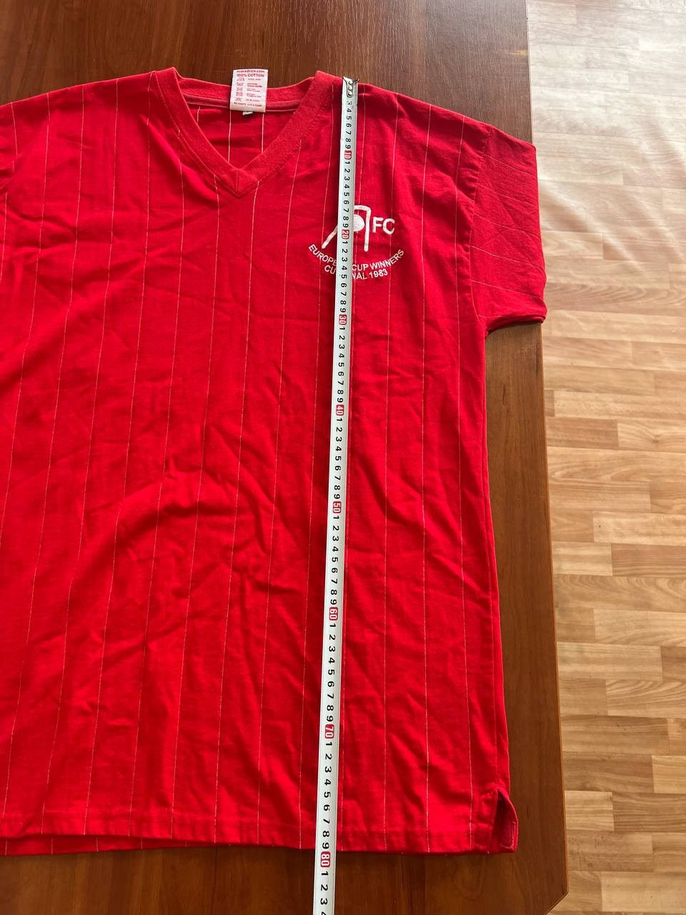 Vintage 1983 ABERDEEN FC ECWC FINAL CUP REMAKE SOCCER JERSEY SHIRT L Size US L / EU 52-54 / 3 - 12 Thumbnail