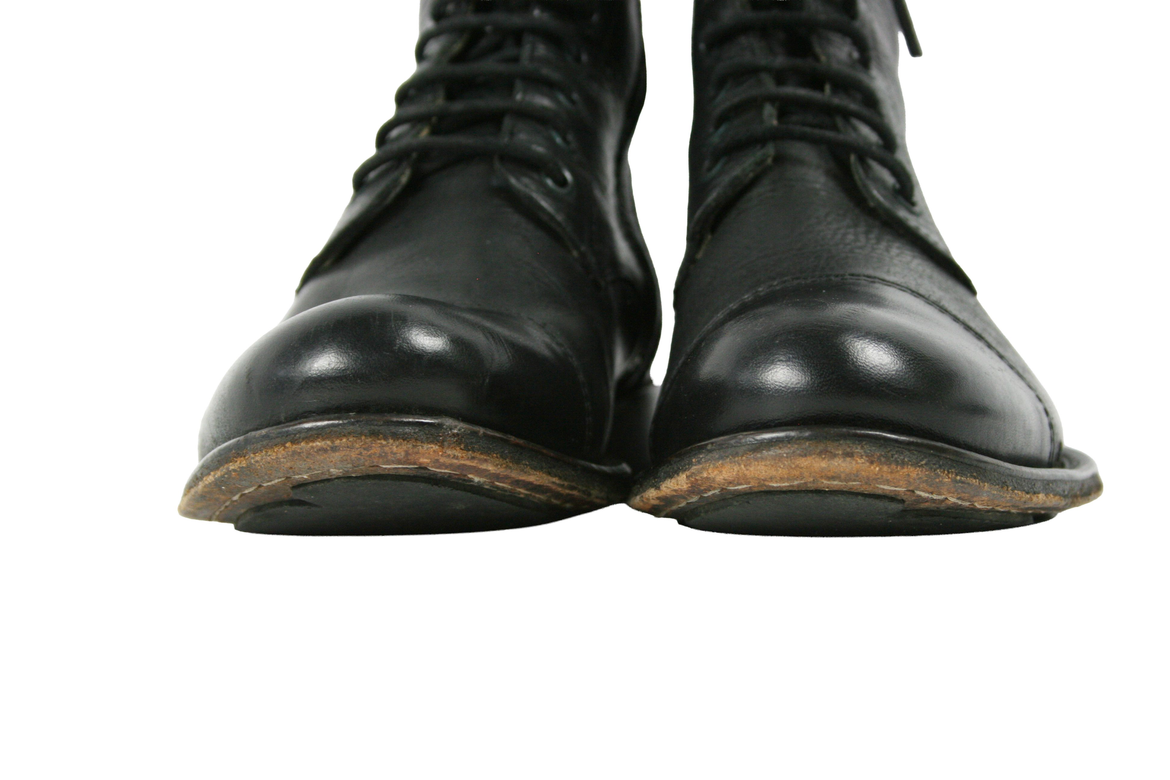 Shoto Biker Avant Garde Hand Made Combat Boots Size US 8 / IT 38 - 4 Thumbnail