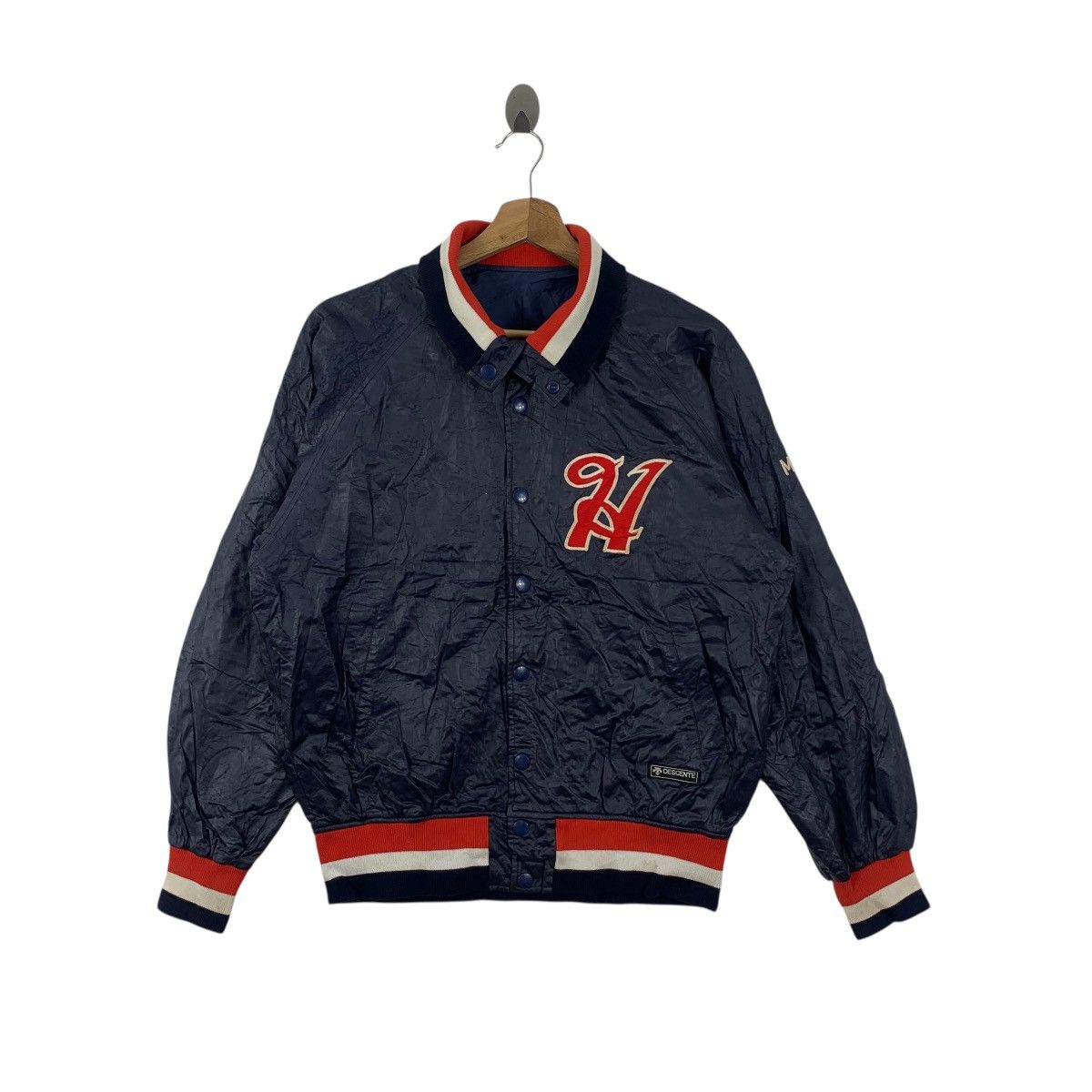 Descente Vintage DESCENTE JAPAN BASEBALL MLB Varsity Stadium Jacket Size US L / EU 52-54 / 3 - 3 Thumbnail