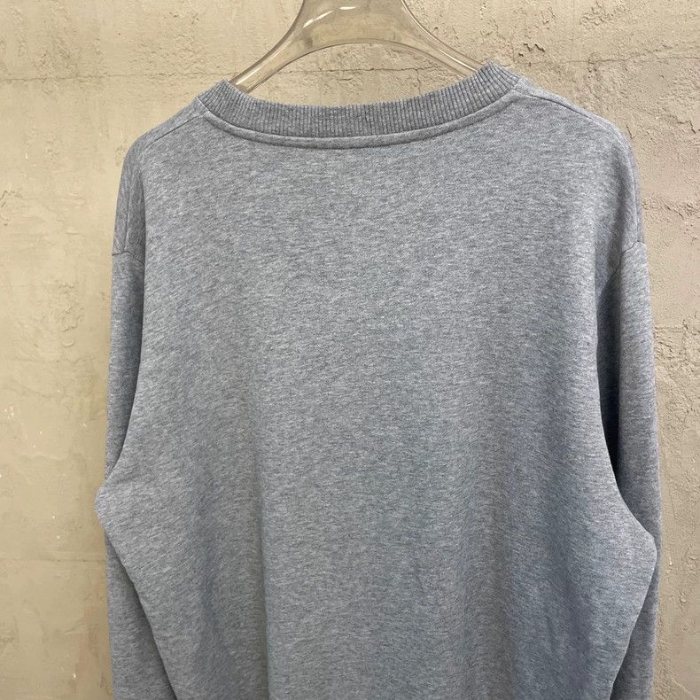 Loewe loewe Gray classic round-neck sweatshirt with large embroid Size US L / EU 52-54 / 3 - 4 Thumbnail