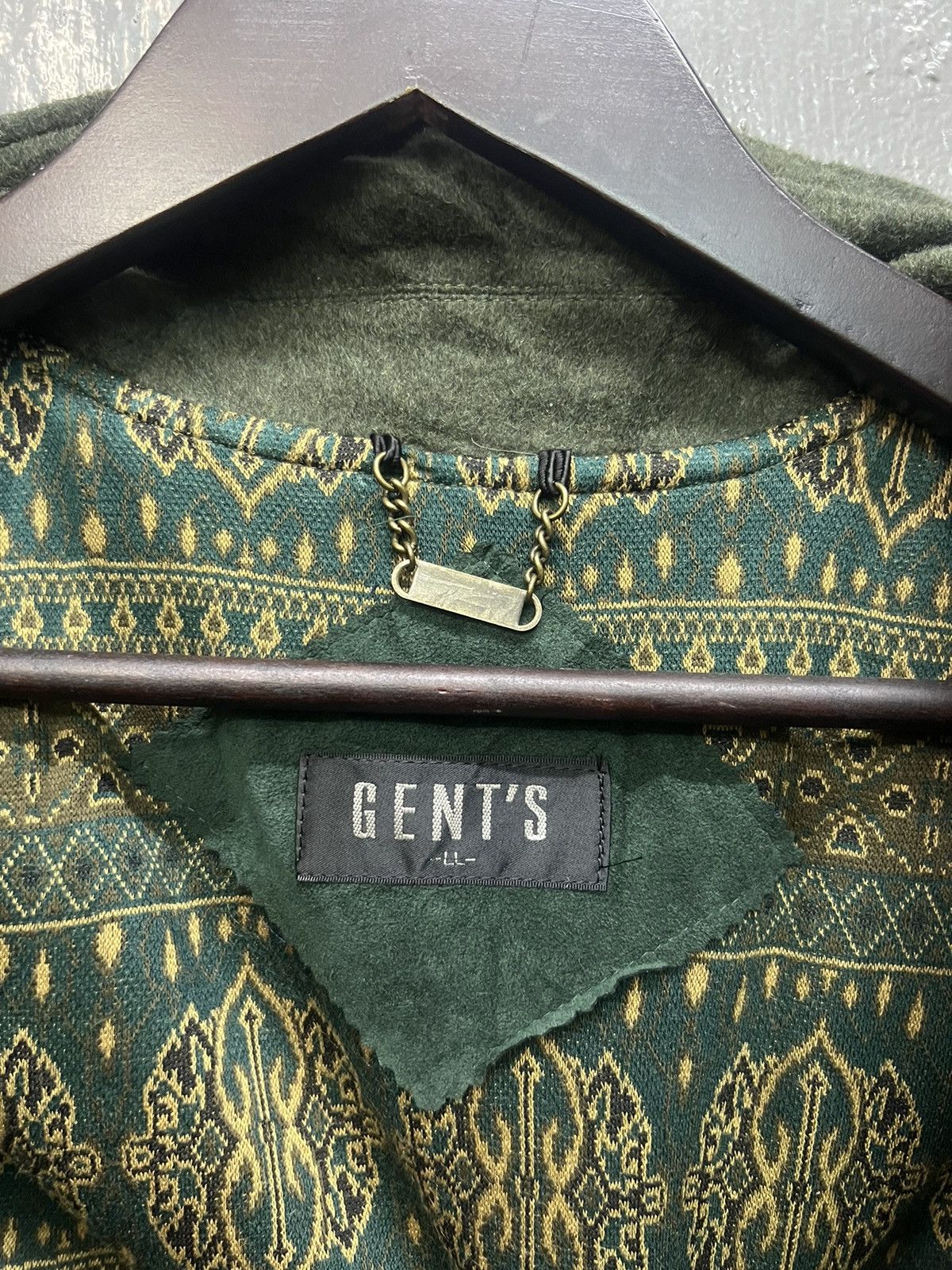 Gents Vintage Gents Wool Bomber Jacket Size US L / EU 52-54 / 3 - 6 Thumbnail