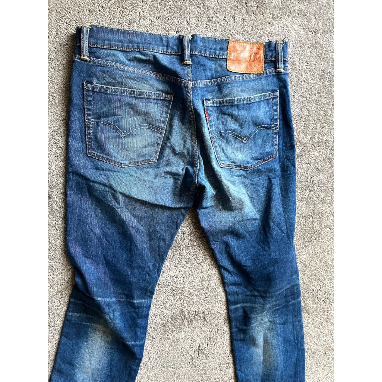 Levi's VINTAGE Levi's Men's Jeans 34x34 Skinny Straight Dark Wash 80s 90s Classic Denim Mens Size US 34 / EU 50 - 2 Thumbnail