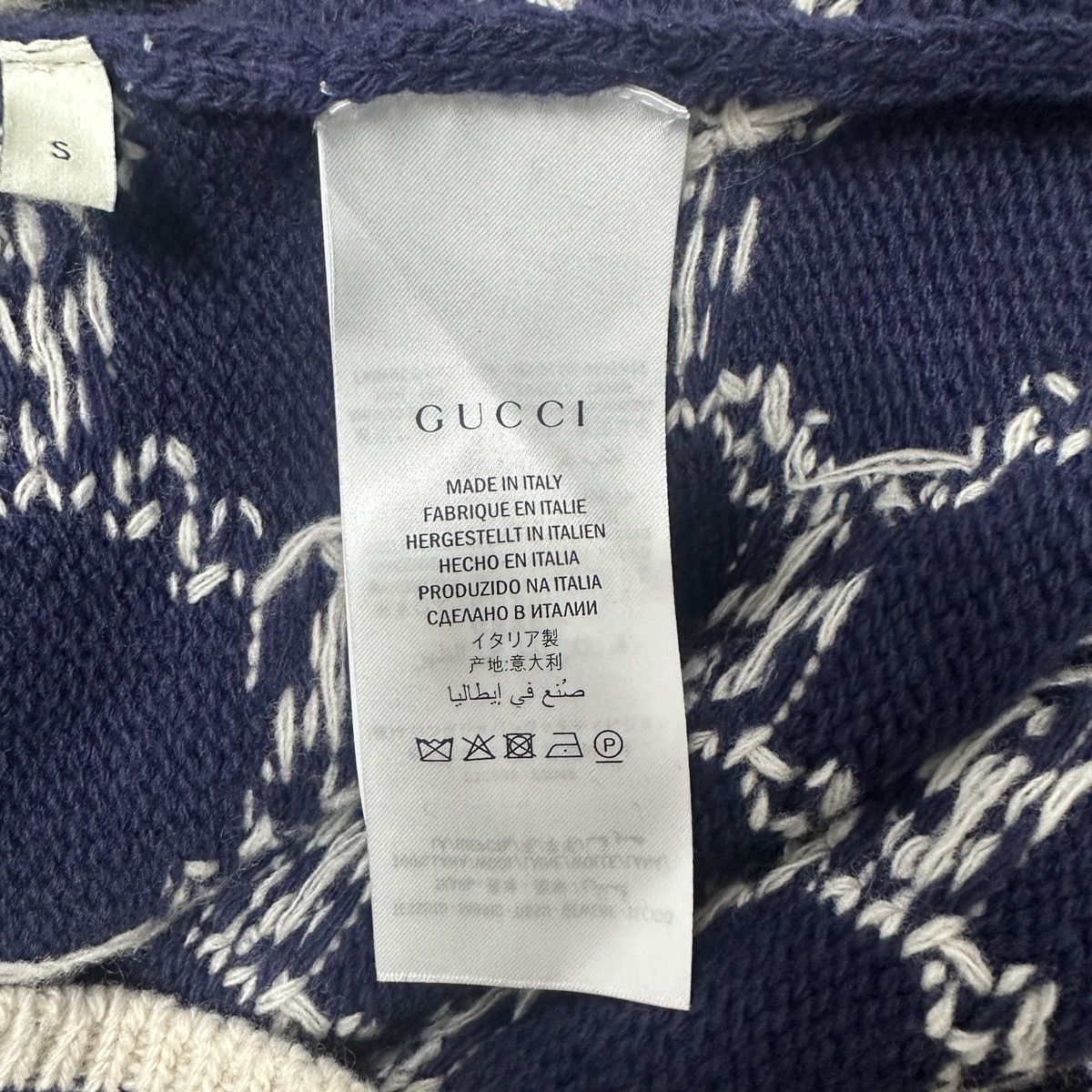 Gucci Authentic COA Gucci GG Jacquard Wool Sweater with Reindeer Size US S / EU 44-46 / 1 - 9 Thumbnail