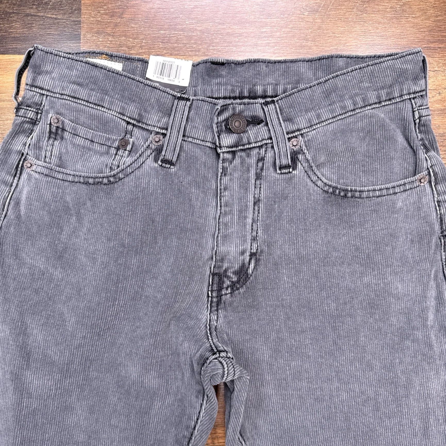 Levi's Levis 514 Jeans Mens 28x32 Gray Regular Straight Corduroy Premium New Size US 28 / EU 44 - 2 Thumbnail