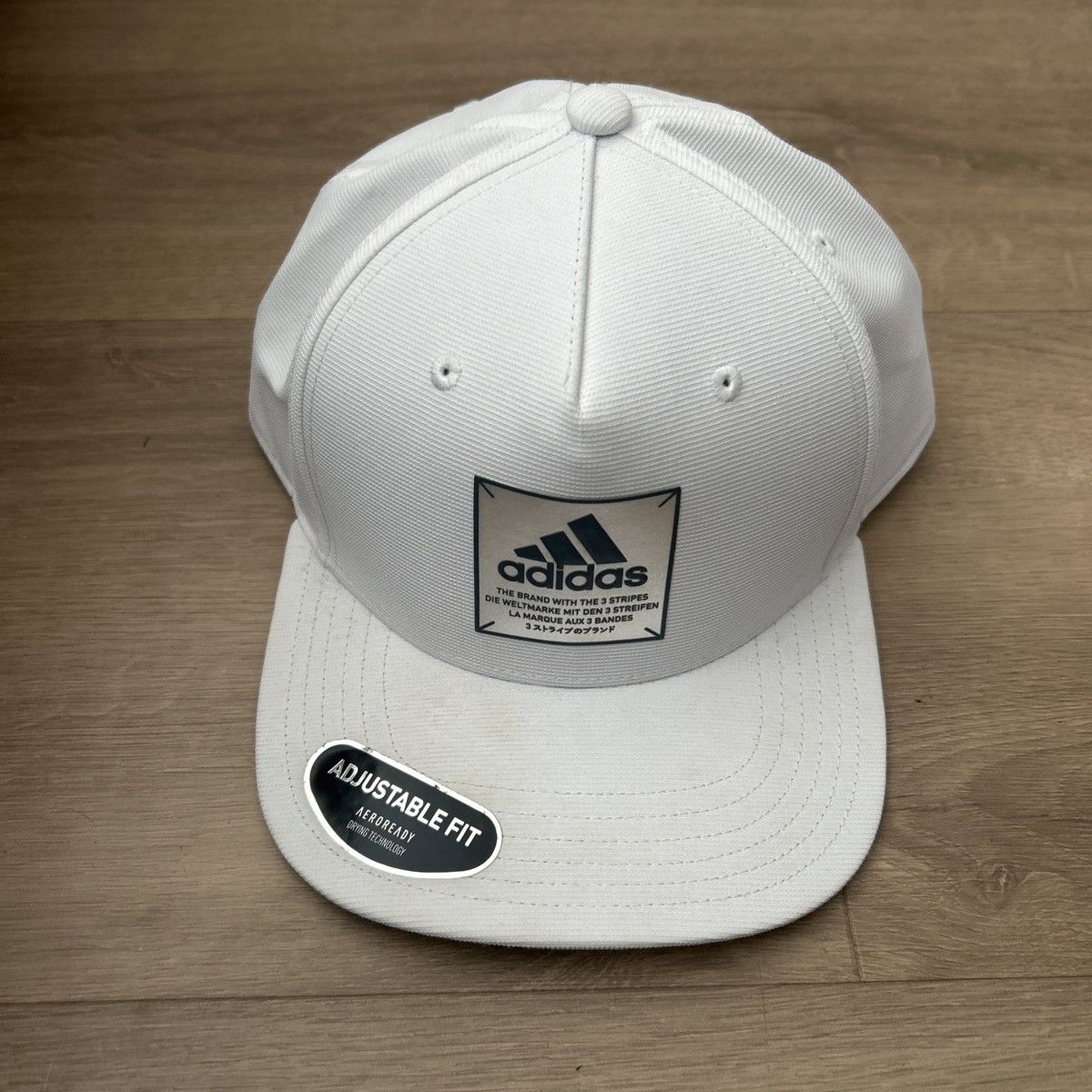 Adidas Adidas vintage mens white adjustable snap back Size ONE SIZE - 1 Thumbnail