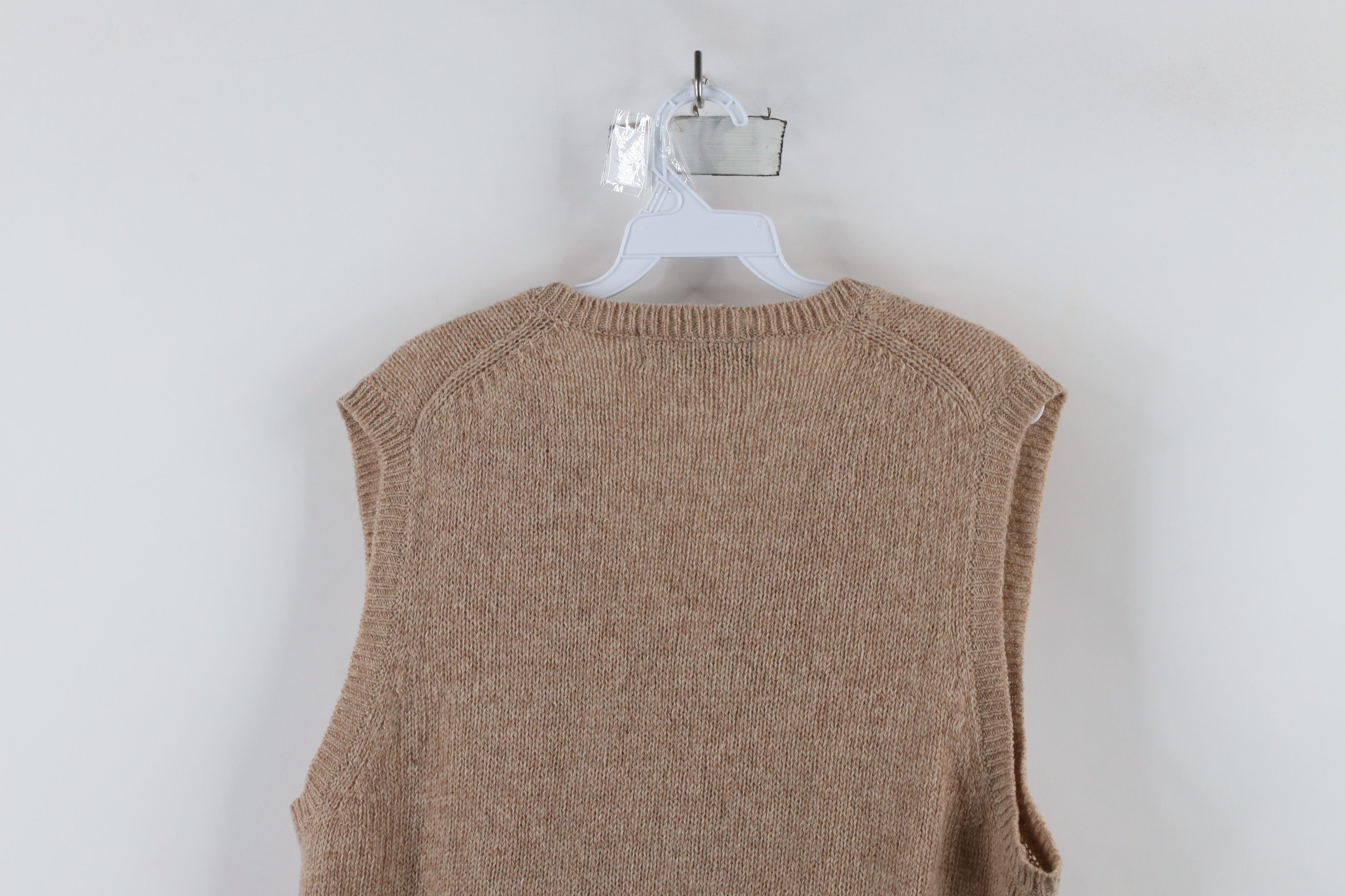 Vintage Vintage 70s Streetwear Wool Knit V-Neck Sweater Vest Size US L / EU 52-54 / 3 - 8 Thumbnail