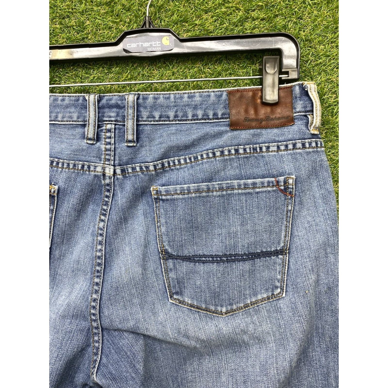 Tommy Bahama VINTAGE Tommy Bahama Antigua Cove Jeans Mens 36x30 Blue Denim Straight Regular 5-Pocket Pockets Beach Size US 36 / EU 52 - 5 Thumbnail