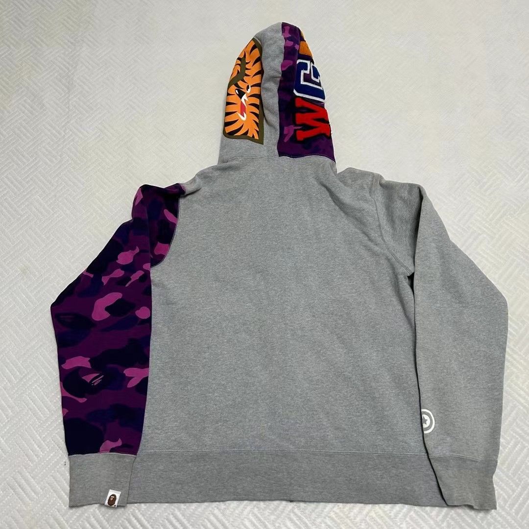 Bape COLOR CAMO SHARK FULL ZIP HOODIE Size US L / EU 52-54 / 3 - 2 Thumbnail