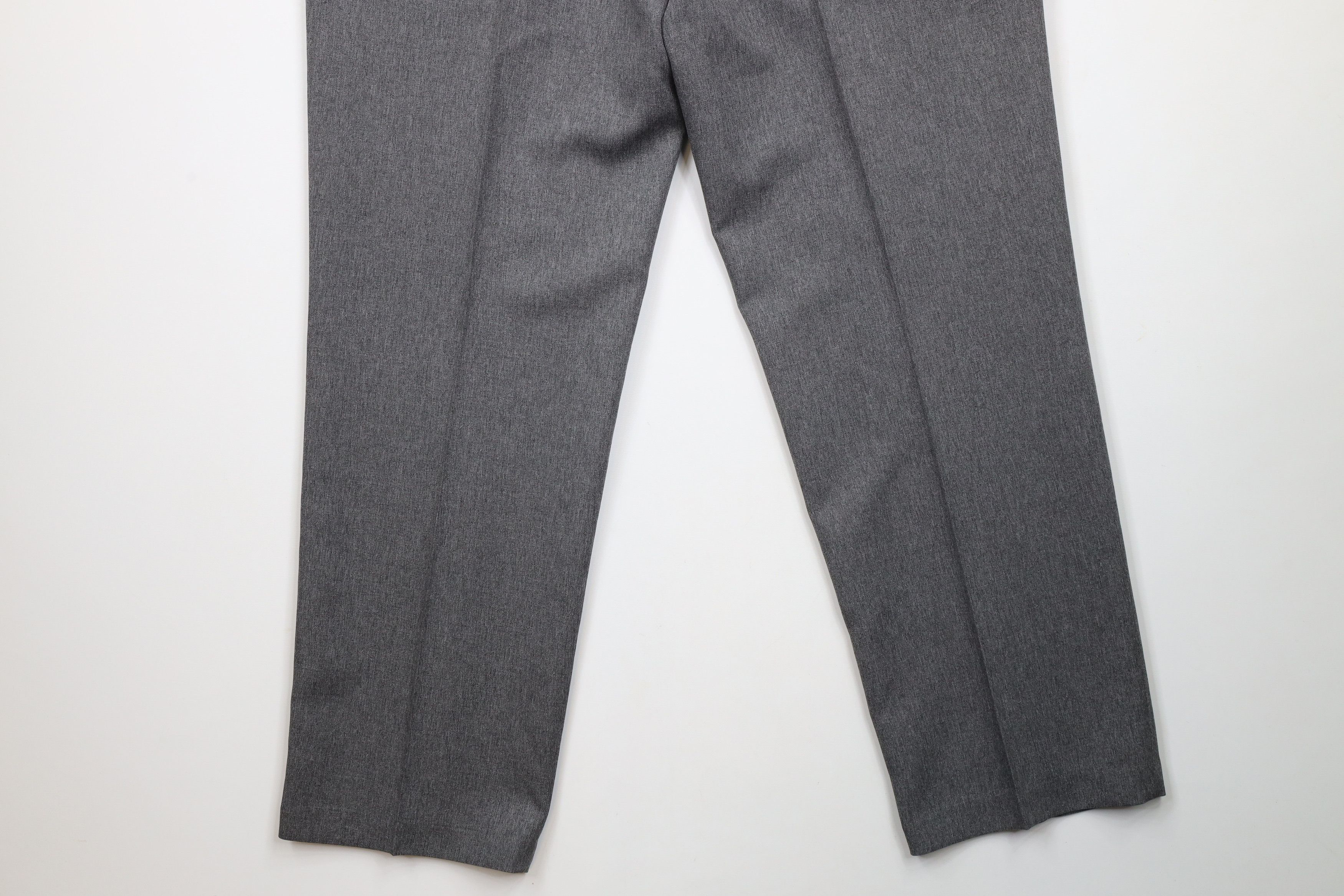 Levi's × Vintage Vintage 90s Levis Knit Wide Leg Chino Pants Heather Gray Size US 38 / EU 54 - 11 Thumbnail