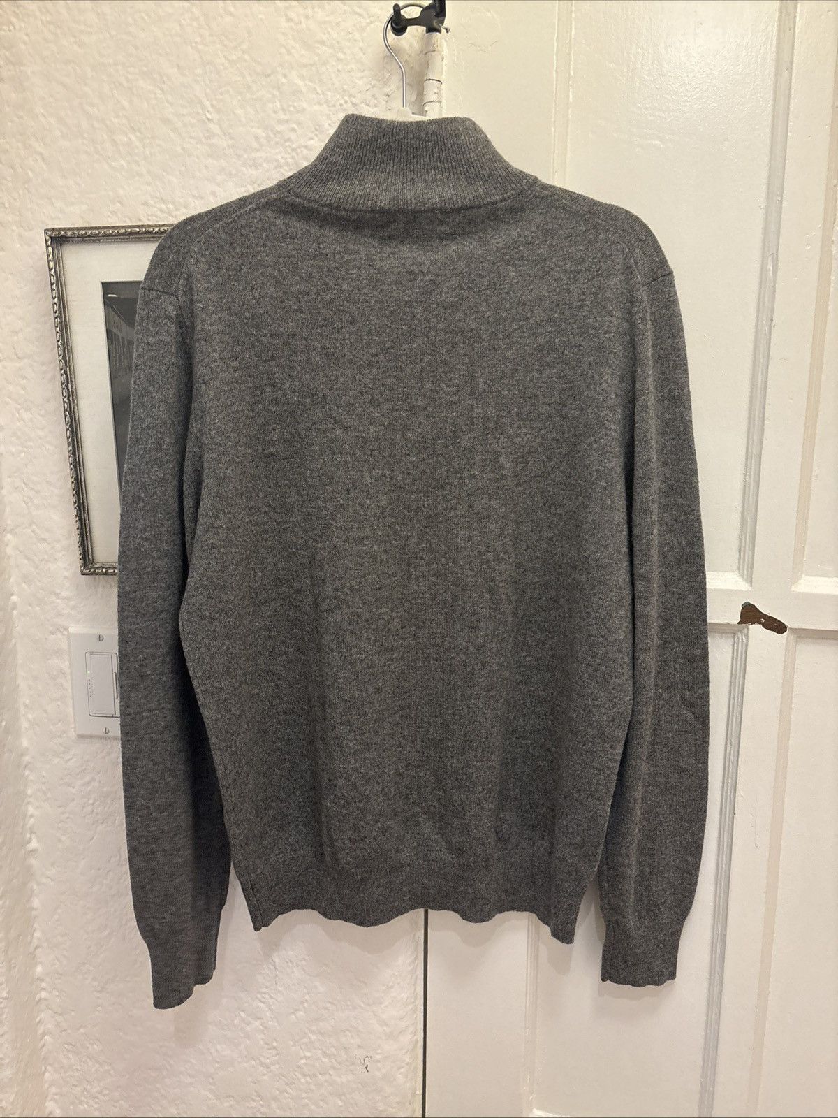 Neiman Marcus Neiman Marcus Cashmere Quarter-Zip Pullover Sweater Size US M / EU 48-50 / 2 - 4 Thumbnail