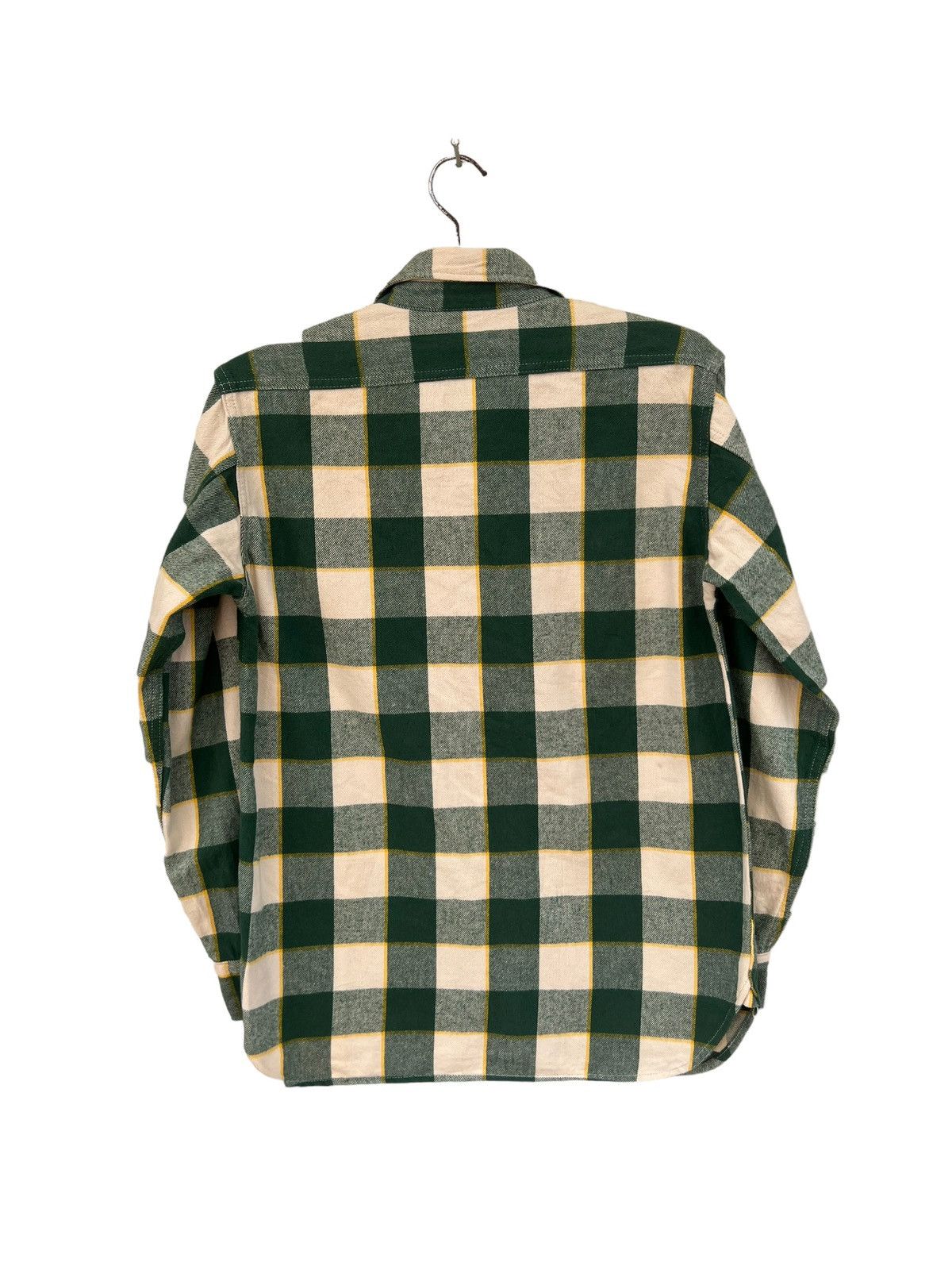 Japanese Brand Masterpiece Brand Japan Checked Gusset Flannel Work Shirt Size US M / EU 48-50 / 2 - 15 Thumbnail