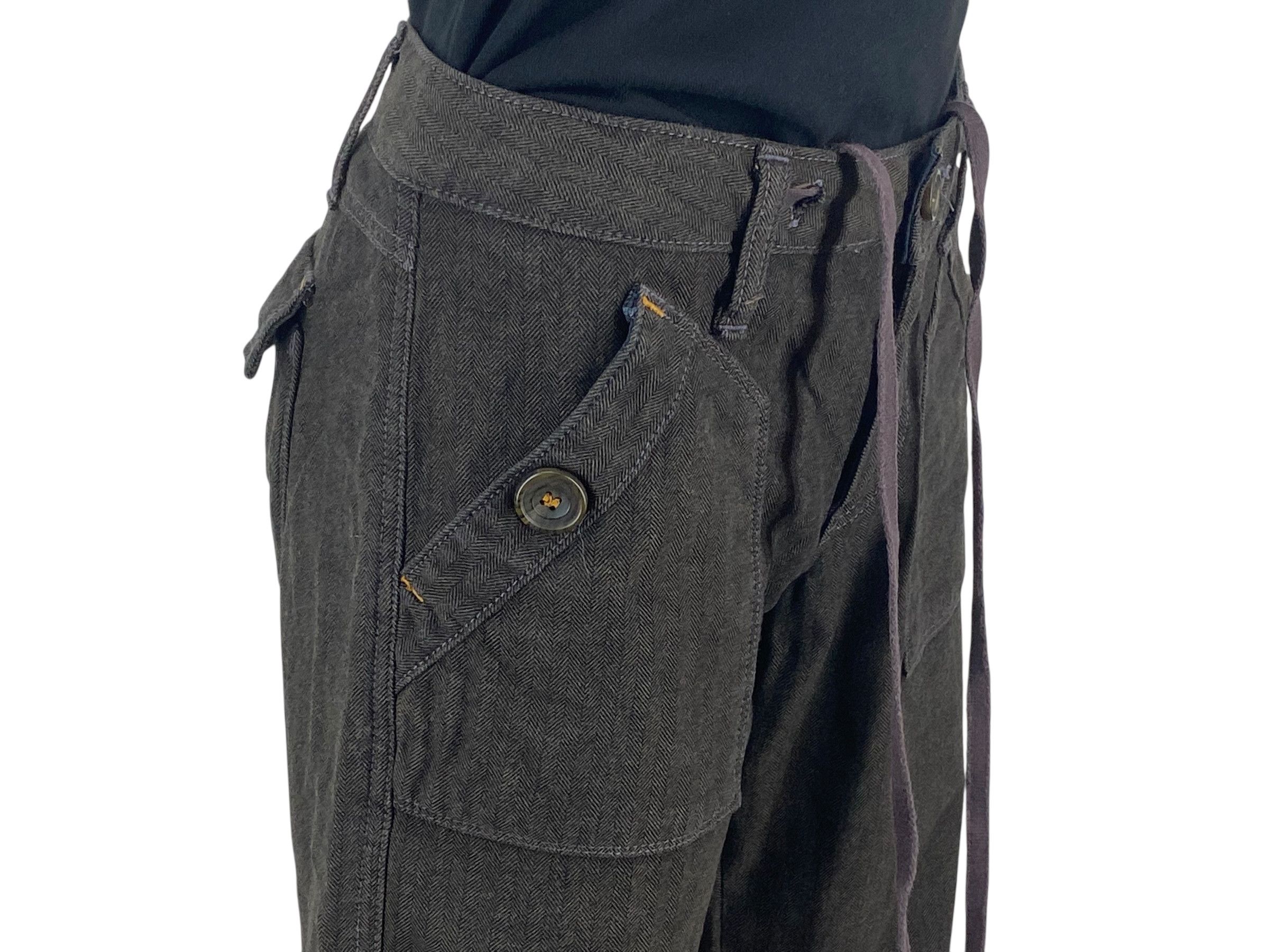 Japanese Brand Et Boîte Jeans Baker Pocket Pants Size 29" - 4 Thumbnail