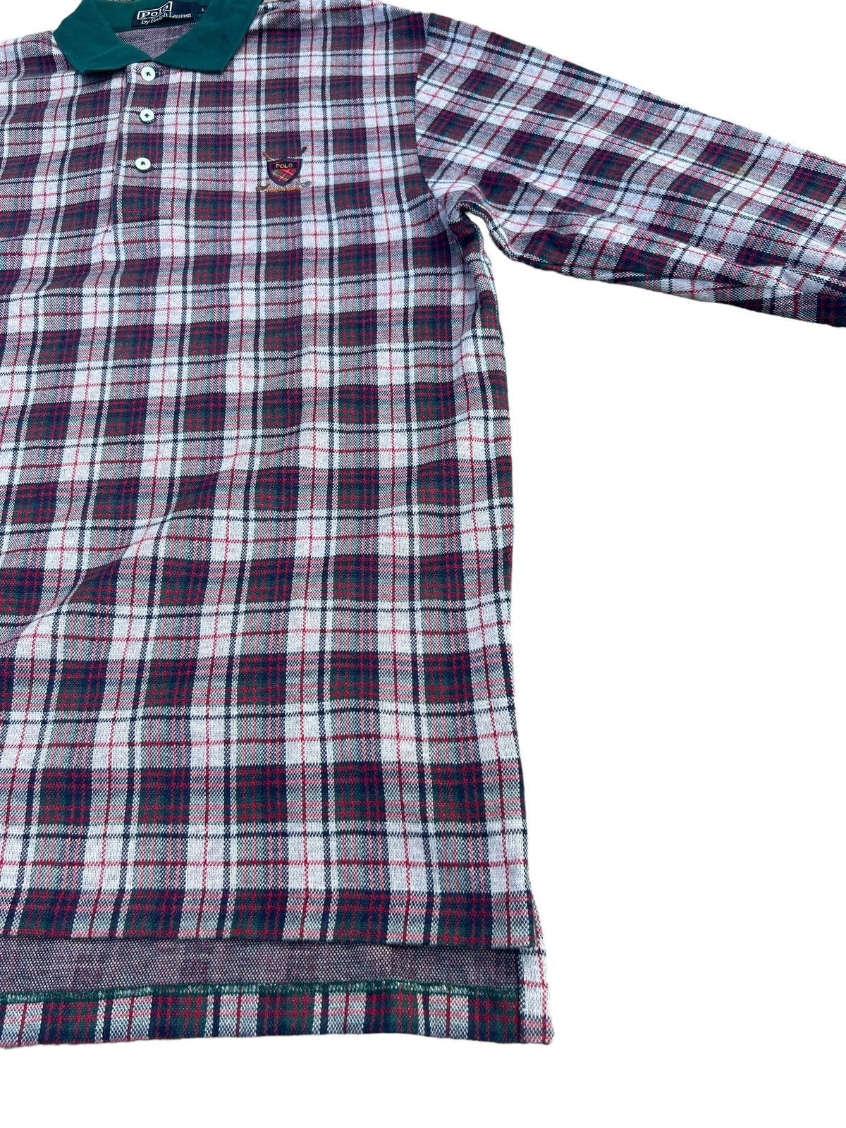 Polo Ralph Lauren Vintage 90s Polo Ralph Lauren Checkered Polo Shirt Size US L / EU 52-54 / 3 - 9 Thumbnail