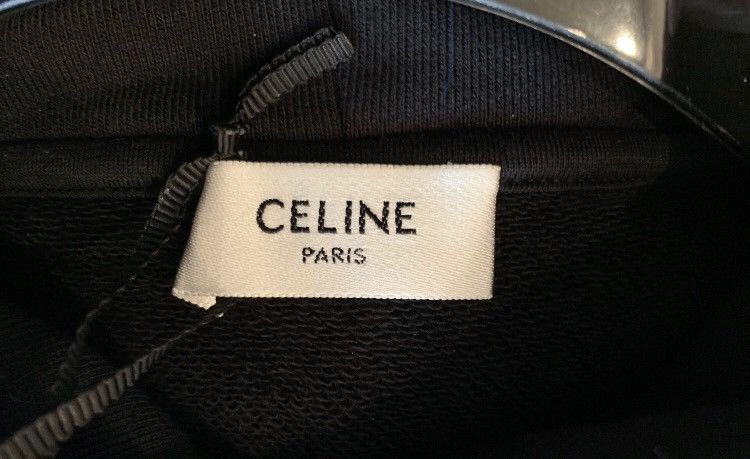 Celine Celine Brand New Rookie Riveted Logo Hoodie | Grailed