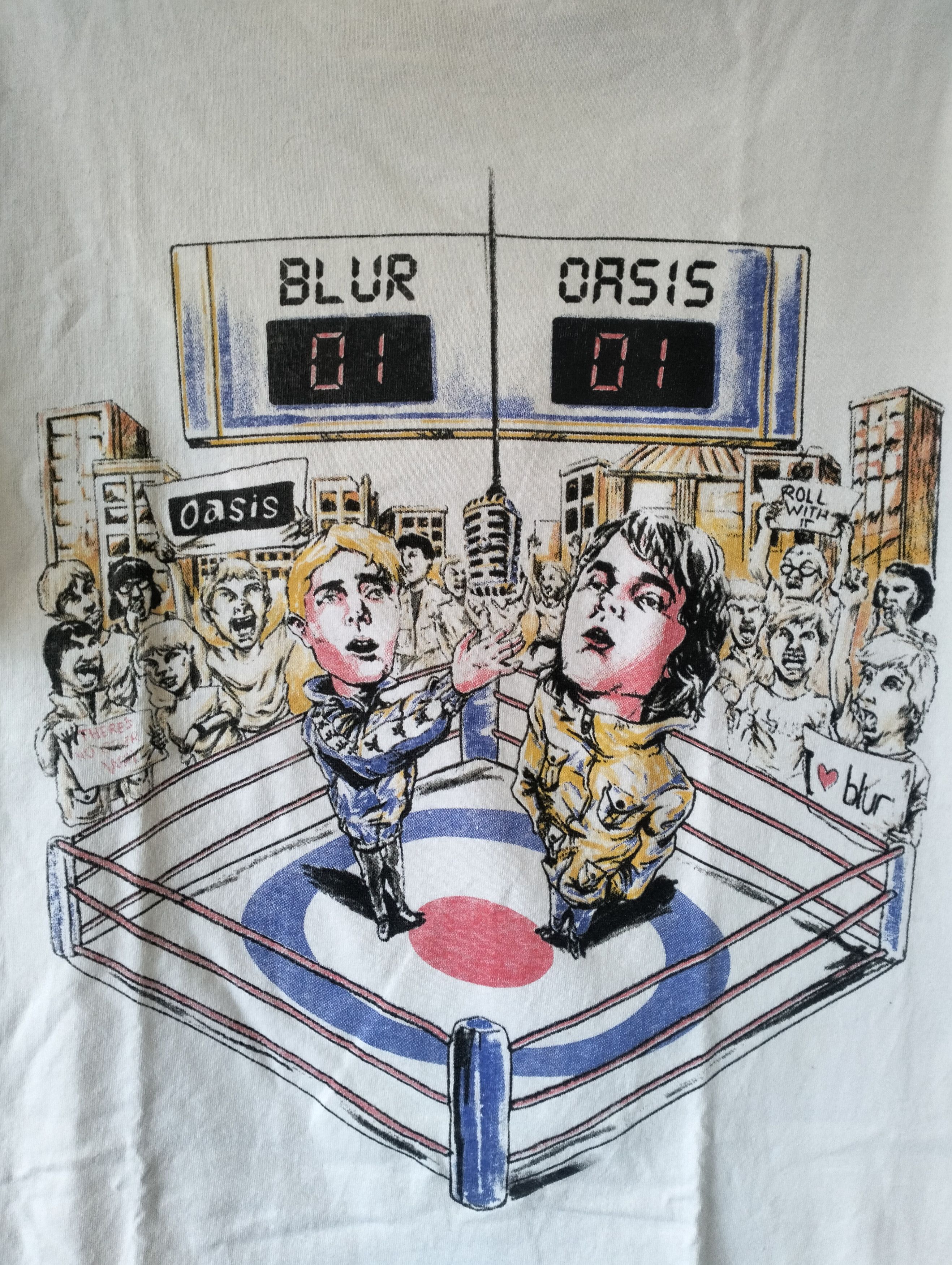 Band Tees × Vintage Blur Oasis Shirt Size US L / EU 52-54 / 3 - 4 Thumbnail