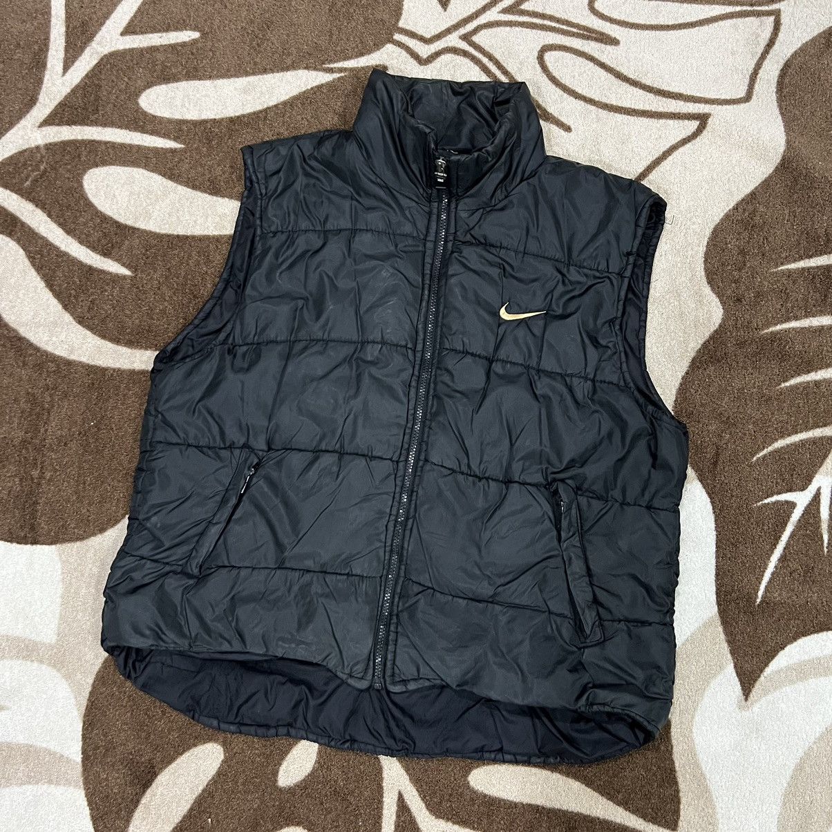 Nike × Vintage Bootleg Nike Puffer Vest Size US L / EU 52-54 / 3 - 1 Thumbnail