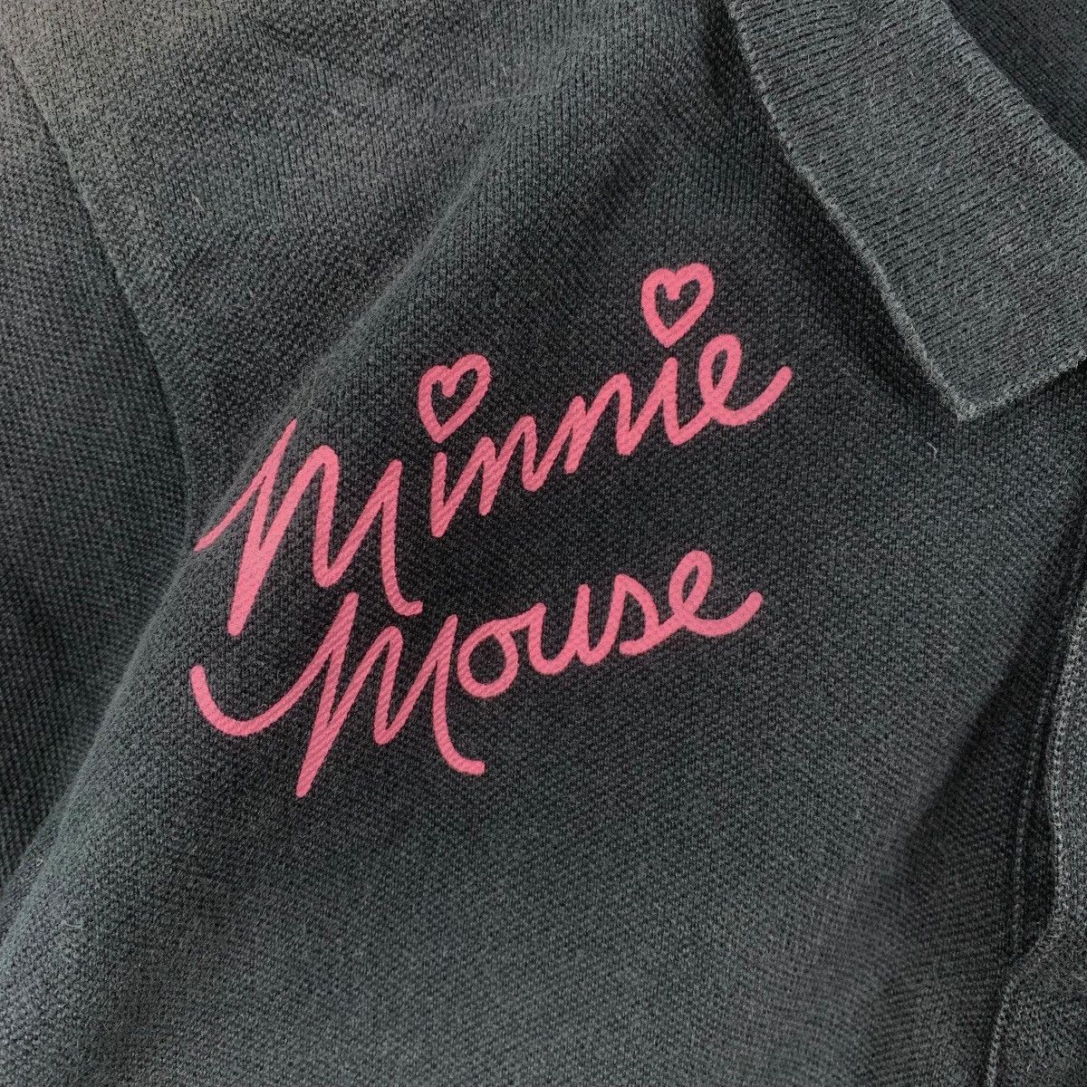 Disney DISNEY MINNIE MOUSE Embossed Cartoon Polo Tee Shirt Size M / US 6-8 / IT 42-44 - 5 Thumbnail
