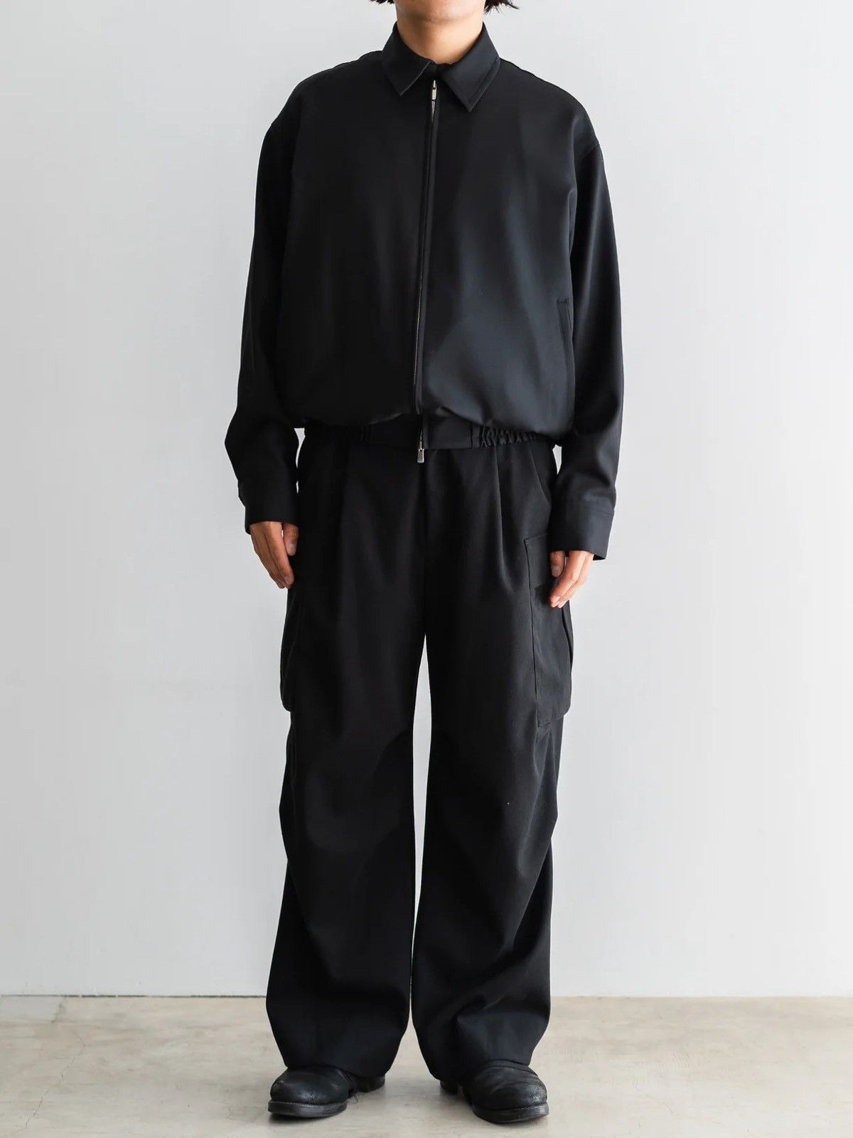 Other Nonnotte draping wool gab bomber jacket size 5 Size US L / EU 52-54 / 3 - 4 Thumbnail
