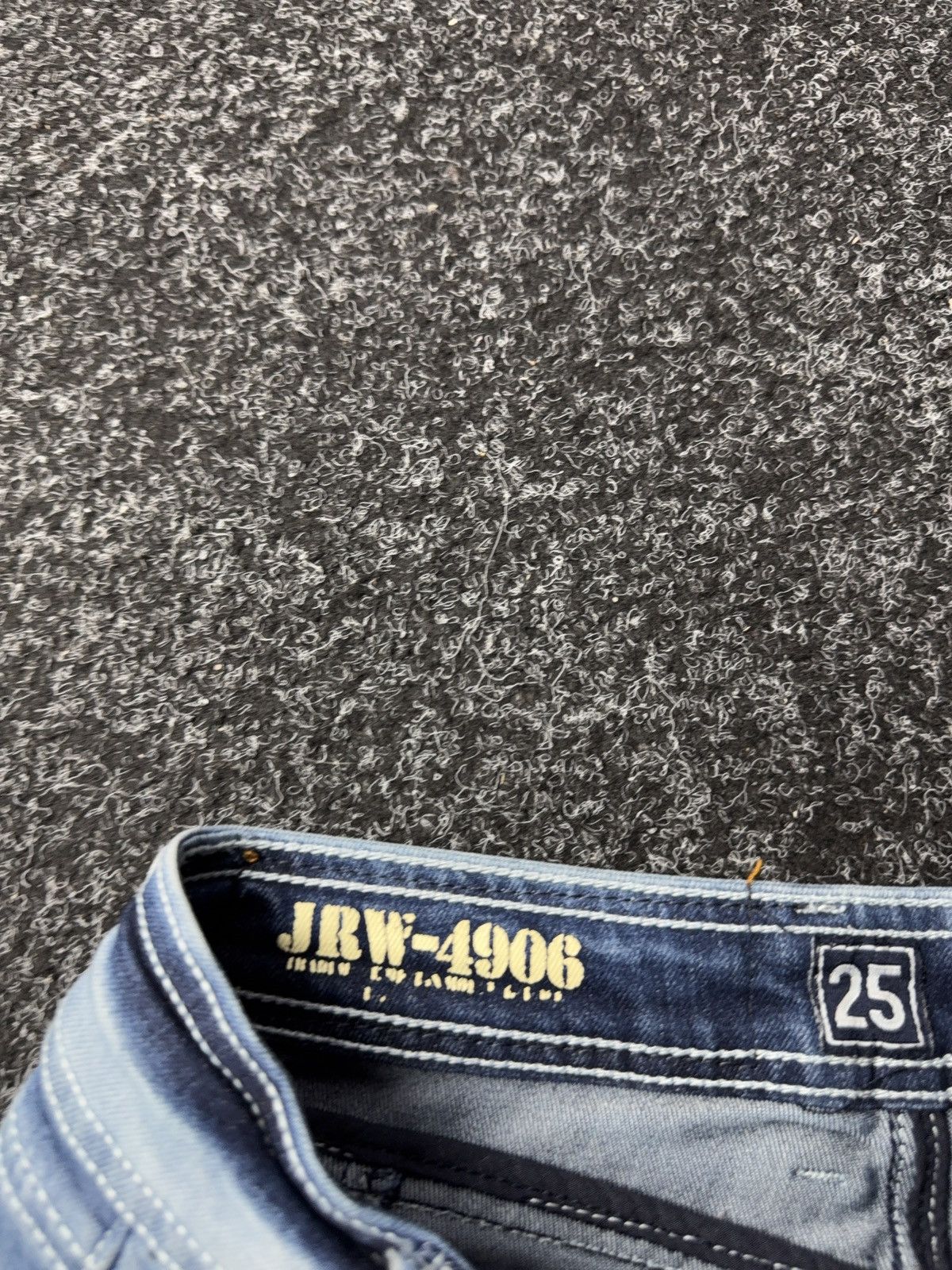 Japanese Brand Y2K JRW-4906 Japanese Style 90s Distressed Moto m Jeans Size 25" / US 0 / IT 36 - 12 Thumbnail