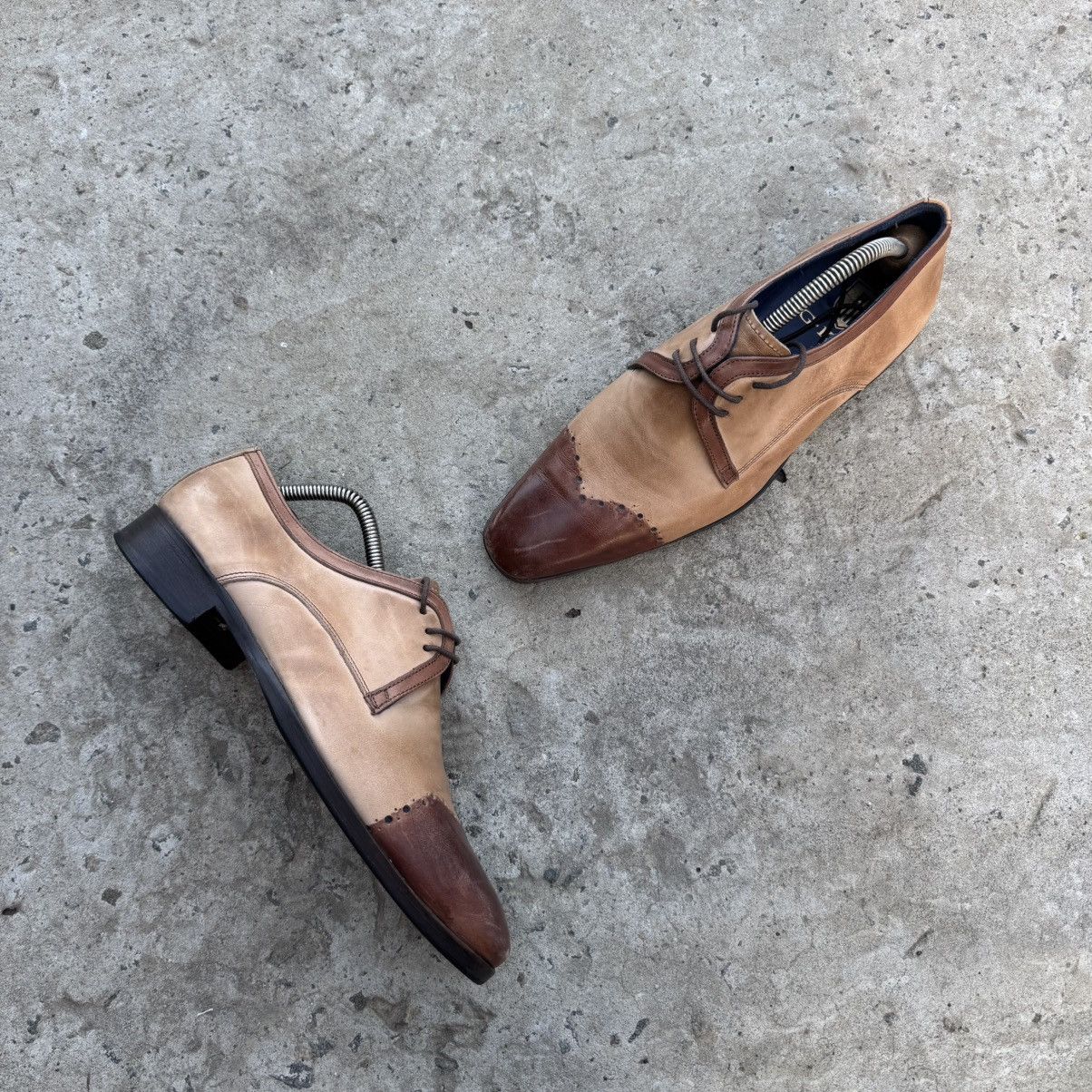 Leather Vintage Man’s Leather Boots Vero Cuoio Size 40 Old Money Size US 7 / EU 40 - 2 Thumbnail