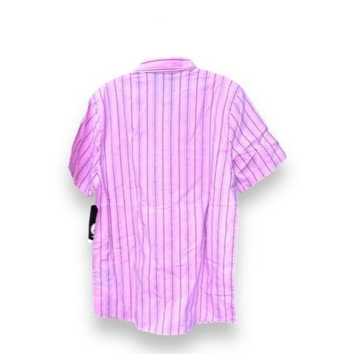 Volcom Volcom Mens Pink Striped Short Sleeve Button-Up Shirt M Size US M / EU 48-50 / 2 - 7 Thumbnail