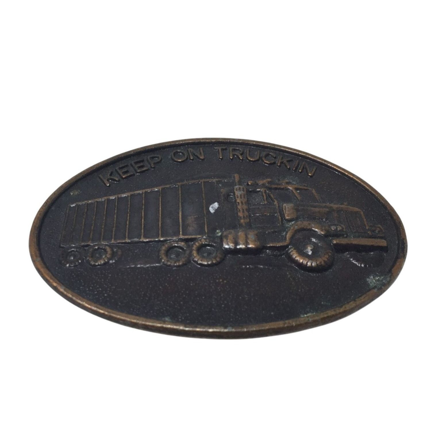 Other Keep On Truckin' Vintage Metal Belt Buckle Size ONE SIZE - 2 Thumbnail