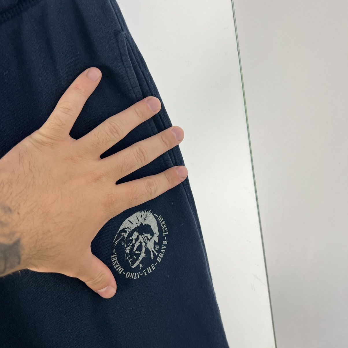 Diesel Vintage Y2K Diesel Baggy Sweatpants Streetwear Style Size US 38 / EU 54 - 4 Thumbnail