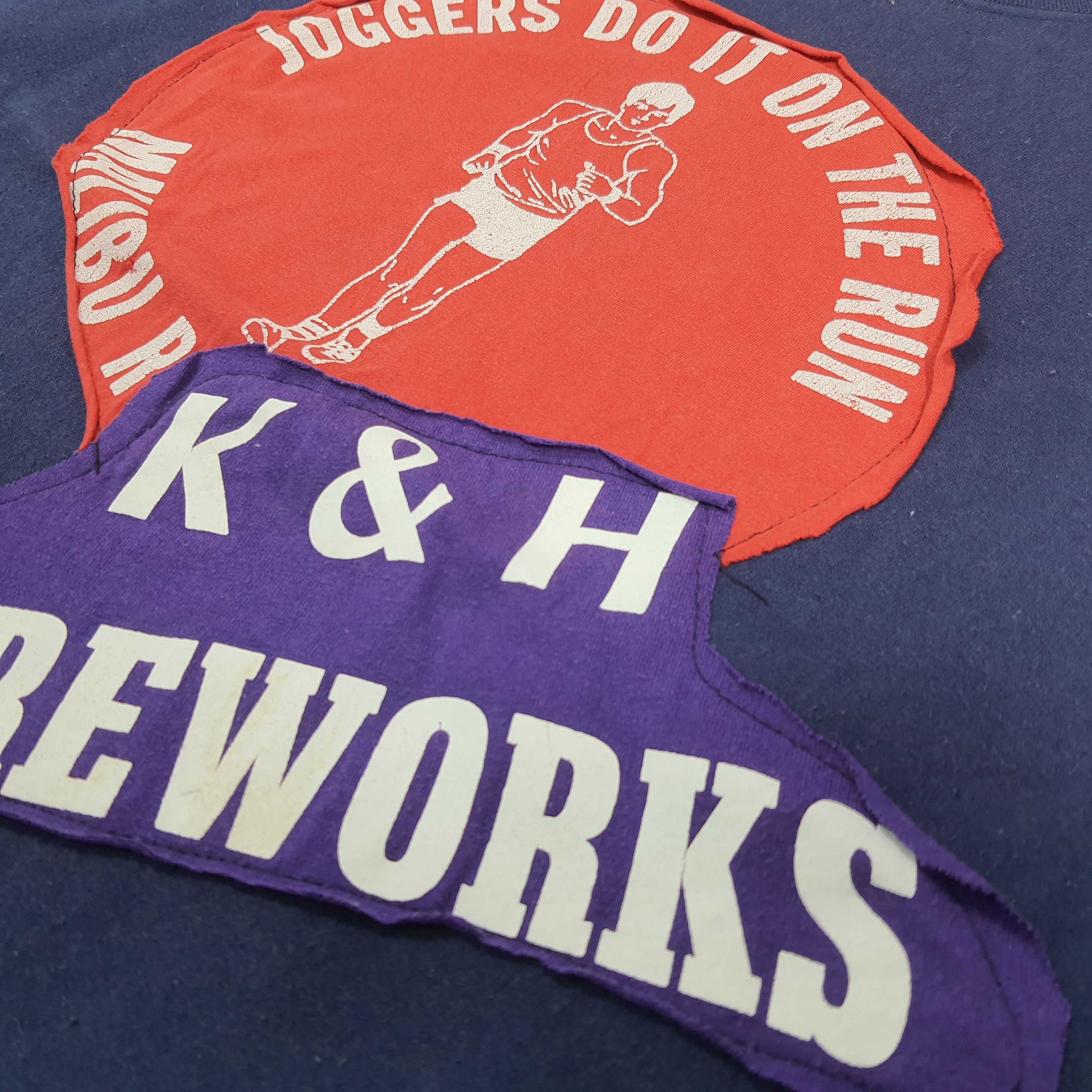 Hanes Vintage 80s Hanes K & H Fireworks Sweatshirt C293N11 Size US M / EU 48-50 / 2 - 3 Thumbnail