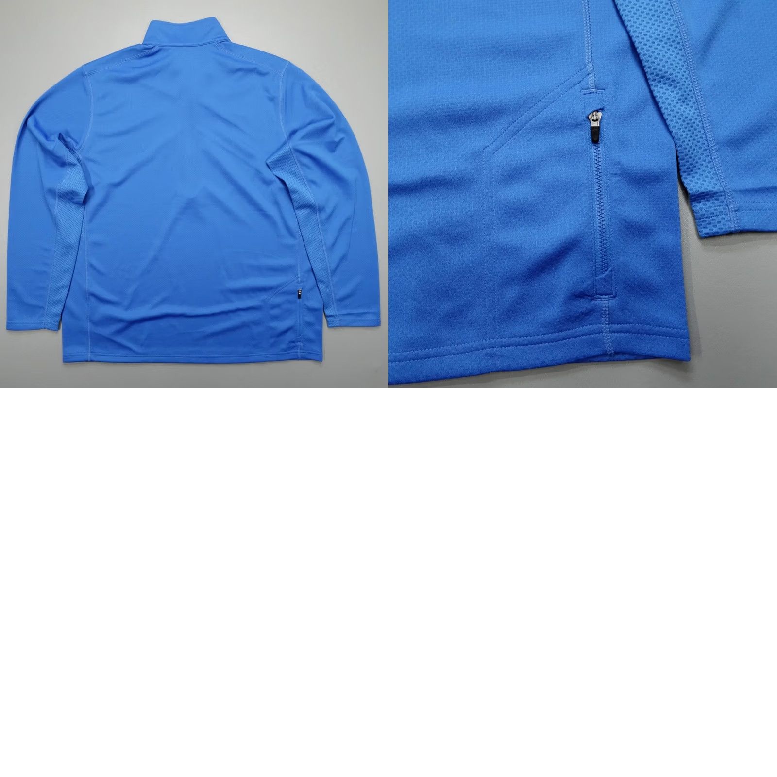 Nike Nike Dri-Fit Training Pullover L/S Top 1/4 Zip Men's 2XL Signal Blue M53181 Size US XXL / EU 58 / 5 - 8 Thumbnail