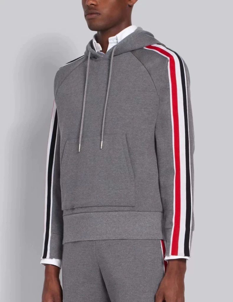 Thom Browne Thom Browne size4 Gray hoodie Size US XL / EU 56 / 4 - 7 Thumbnail