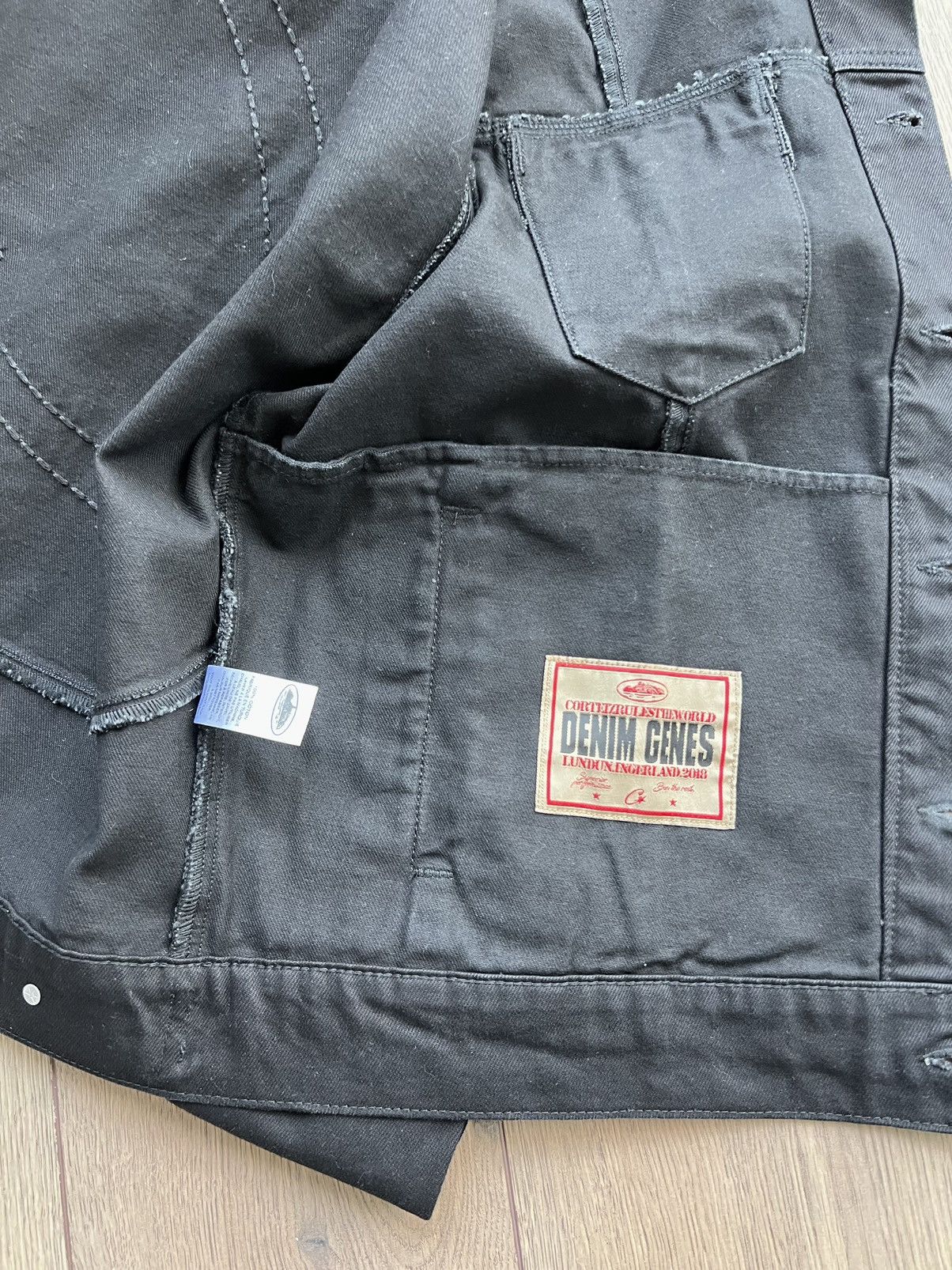 Corteiz SS24 Corteiz C-Star Triple Black Denim Jacket XL Size US XL / EU 56 / 4 - 7 Thumbnail