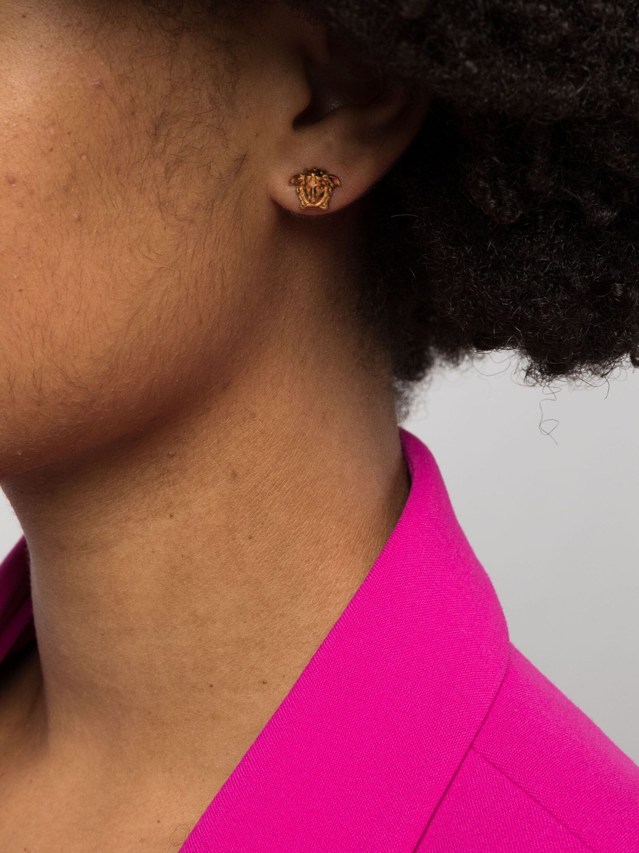 Versace o1s22i1n1024 Size: OS / Medusa Head Earrings in Gold Size ONE SIZE - 2 Thumbnail