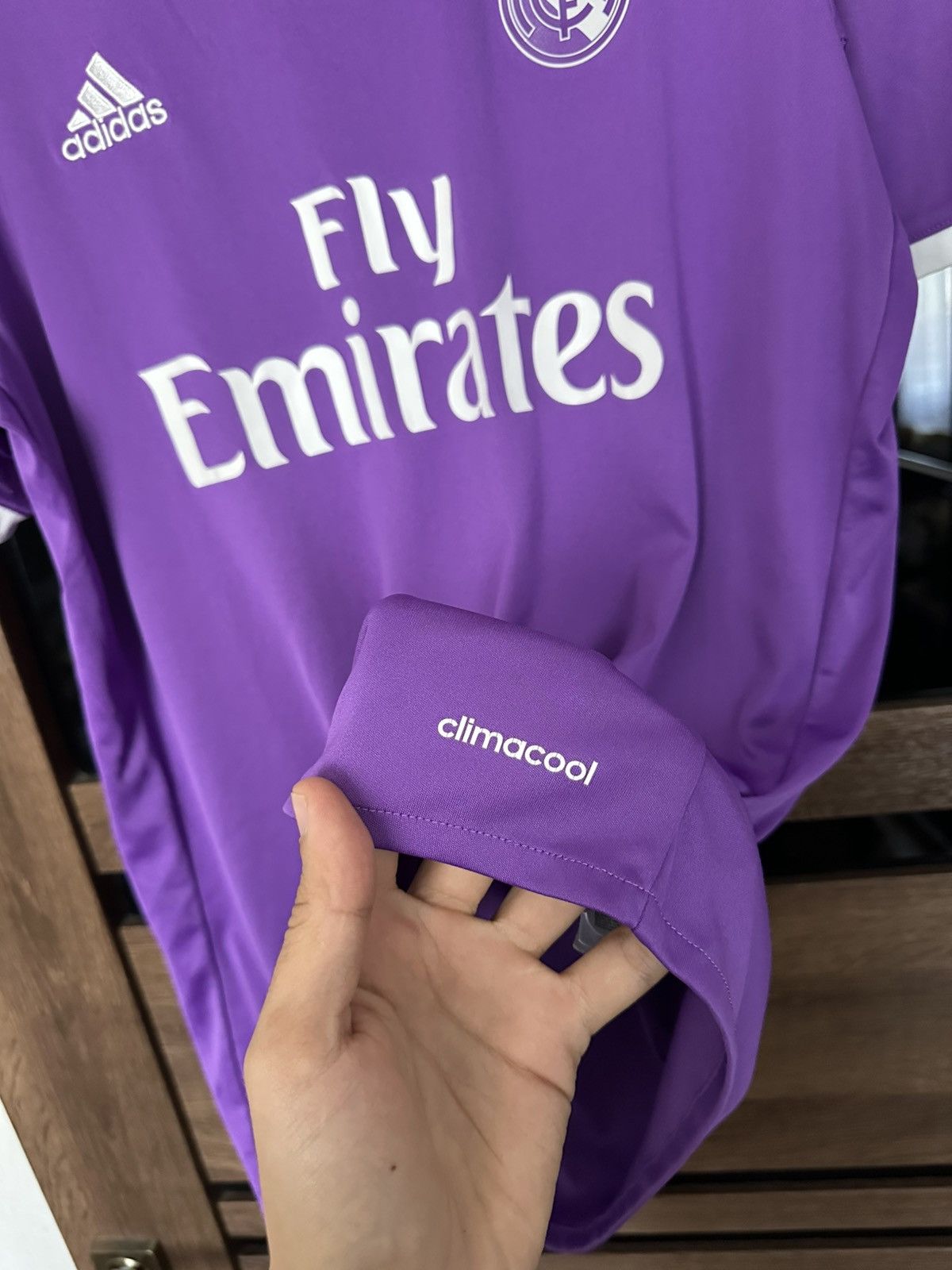 Adidas 2016/2017 Adidas Real Madrid Soccer Jersey T-Shirt Size US L / EU 52-54 / 3 - 8 Thumbnail