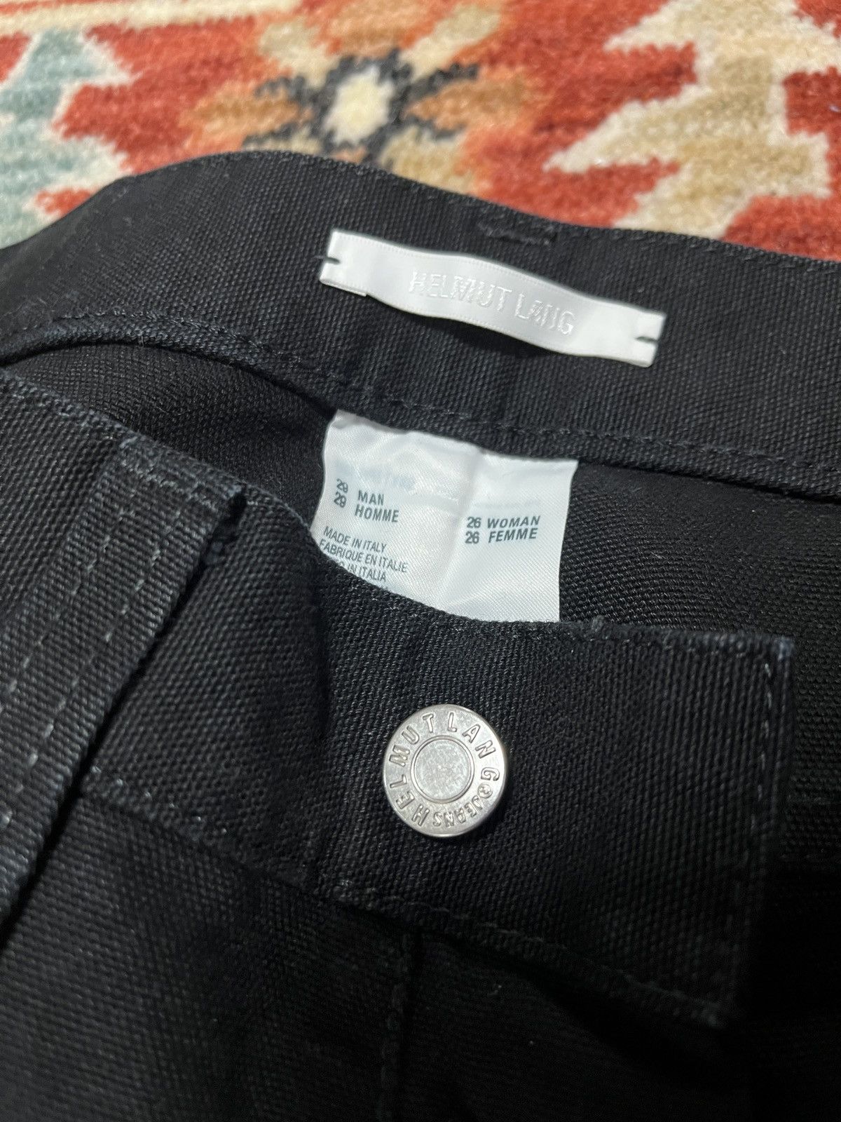 Helmut Lang Helmut Lang Masc Lo Black Size US 29 - 6 Thumbnail