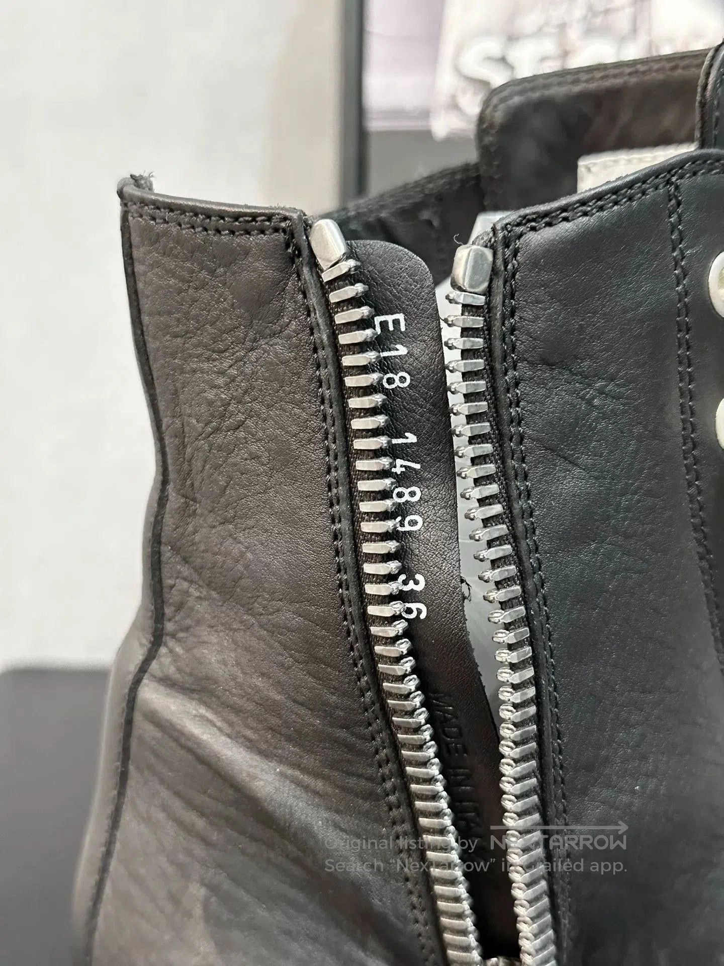 Rick Owens rick owens black and white high. Size US 6 / IT 36 - 9 Thumbnail