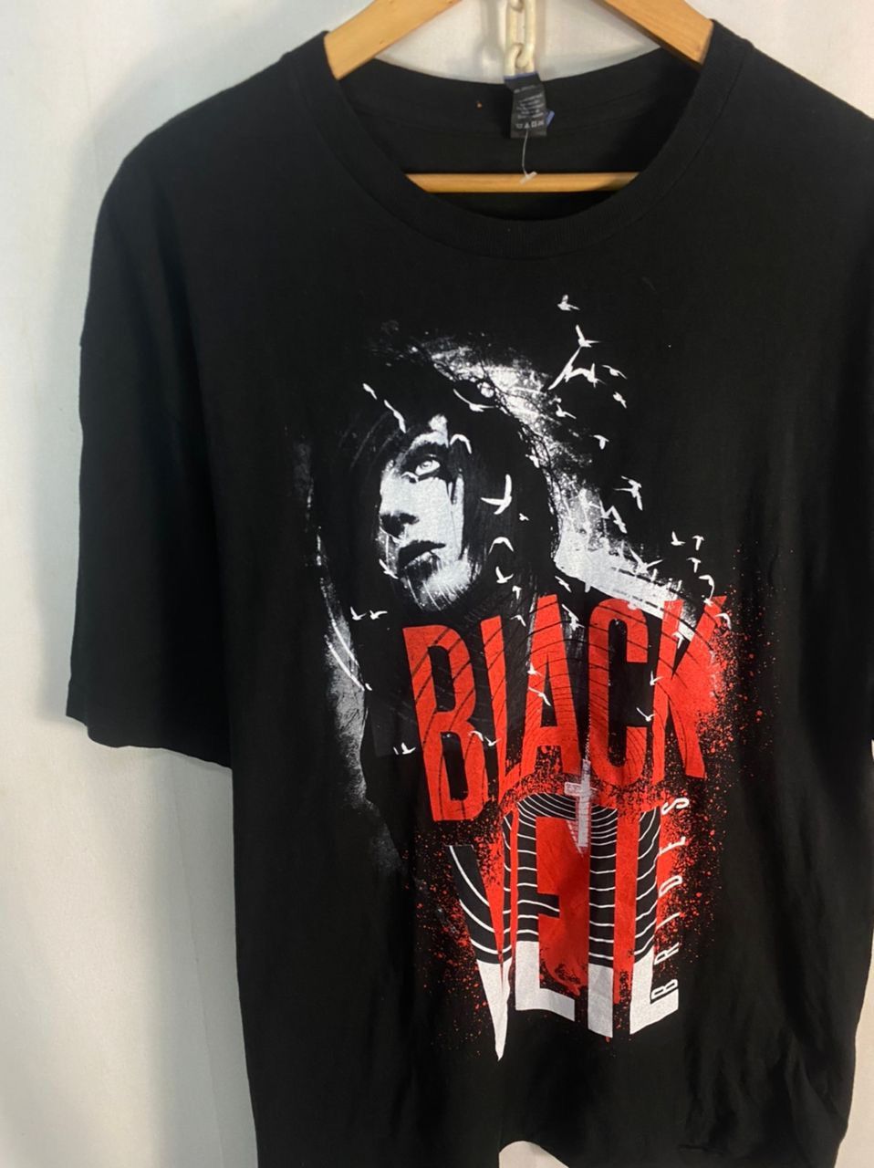 Band Tees × Tultex Black vile brides band printed tshirt by tultex Size US XL / EU 56 / 4 - 5 Thumbnail