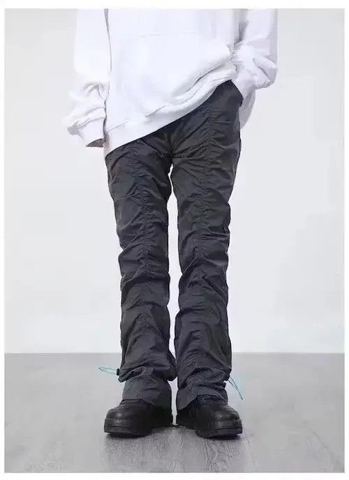 Japanese Brand Pleated Stacked Sweatpants Size US 28 / EU 44 - 3 Thumbnail