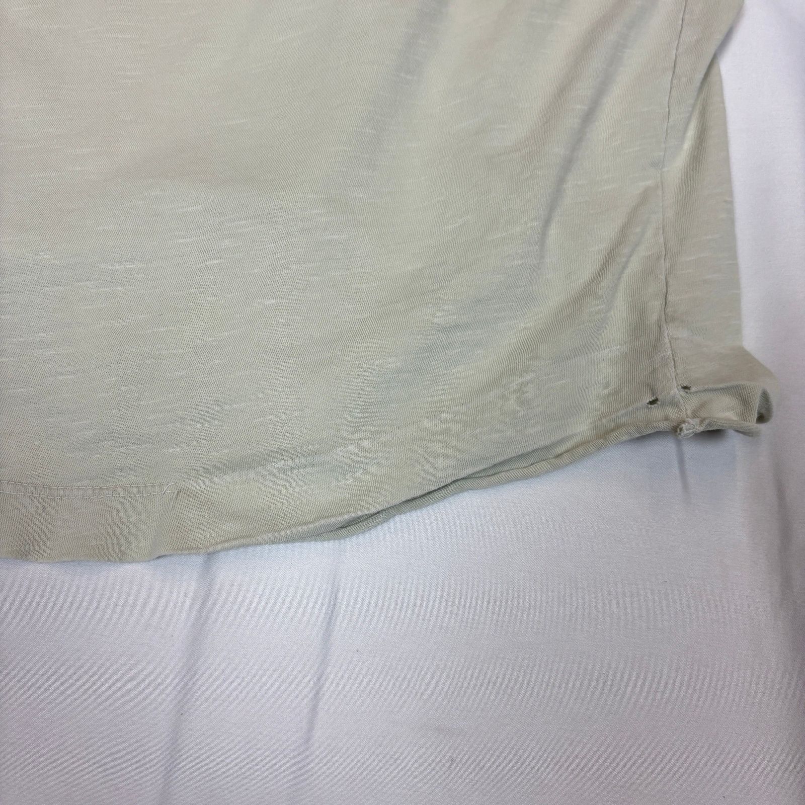 Buck Mason Buck Mason Slub Curved Hem Distressed T Shirt Men's M Size US M / EU 48-50 / 2 - 9 Thumbnail